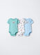 Pack 3 body in interlock di puro cotone neonato_0