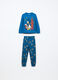 Set pigiama lungo Sonic in interlock di puro cotone bambino_0