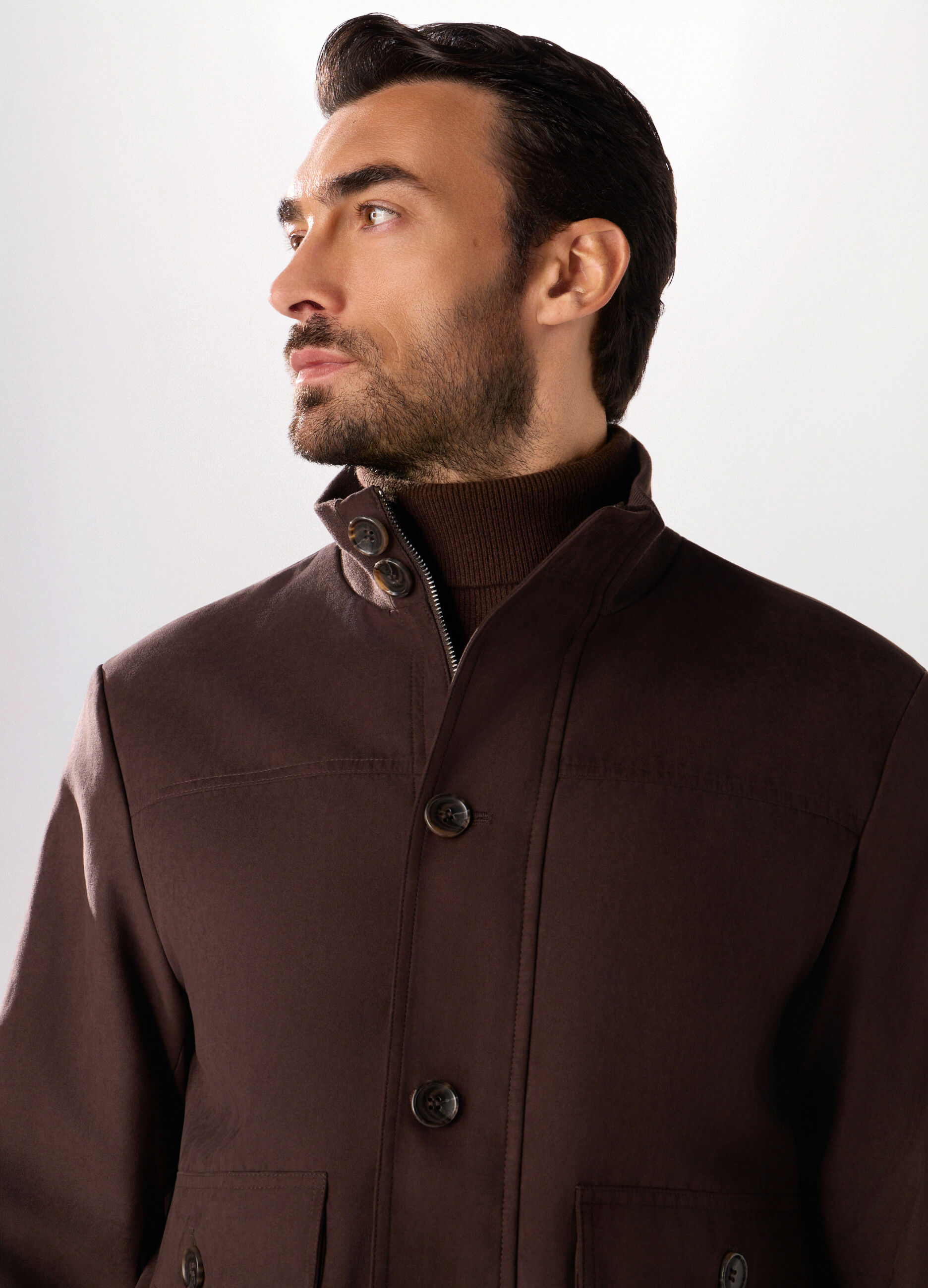 Blouson in ECOpelle scamosciata uomo _2