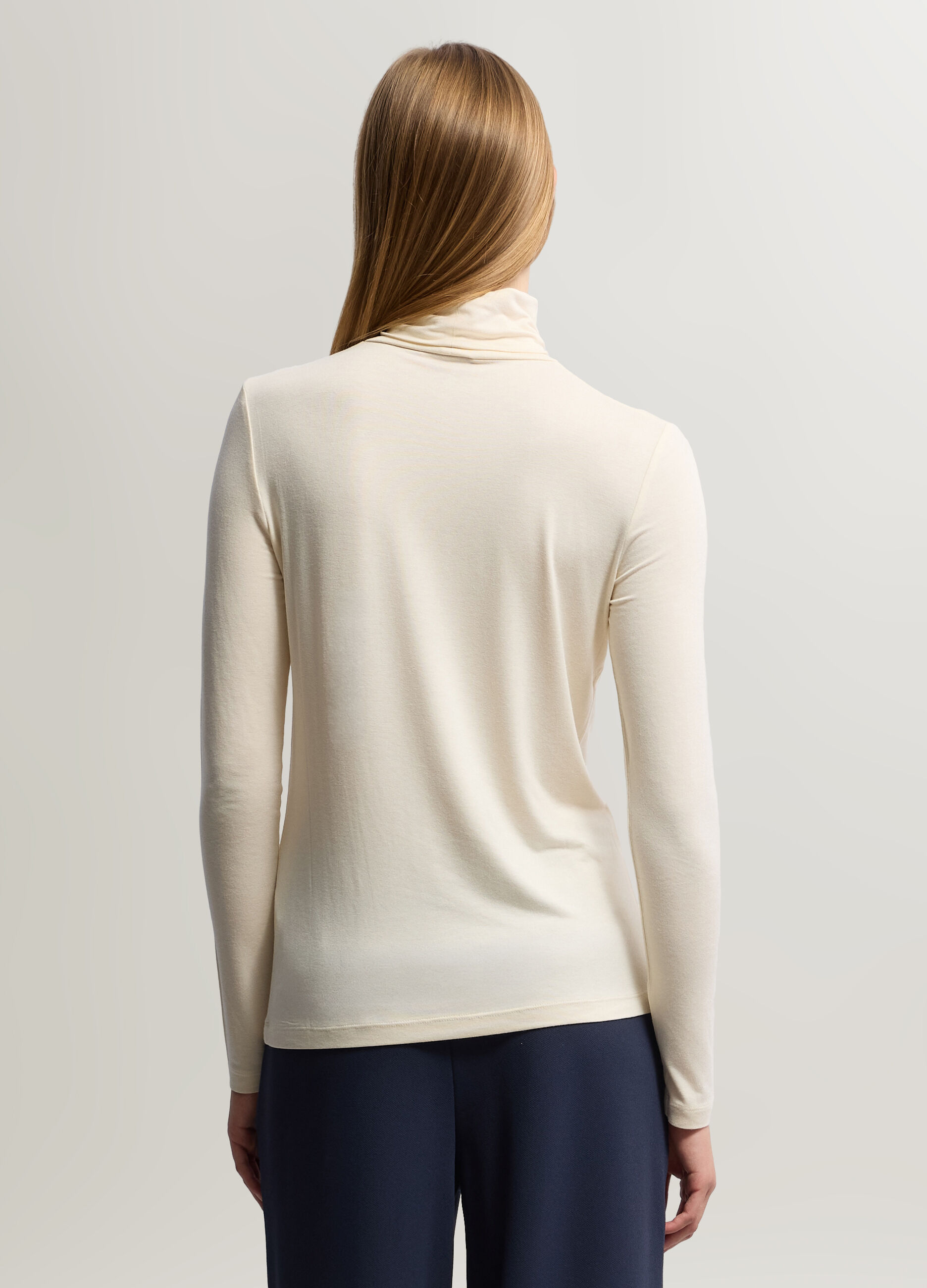 Lupetto in jersey stretch donna_1