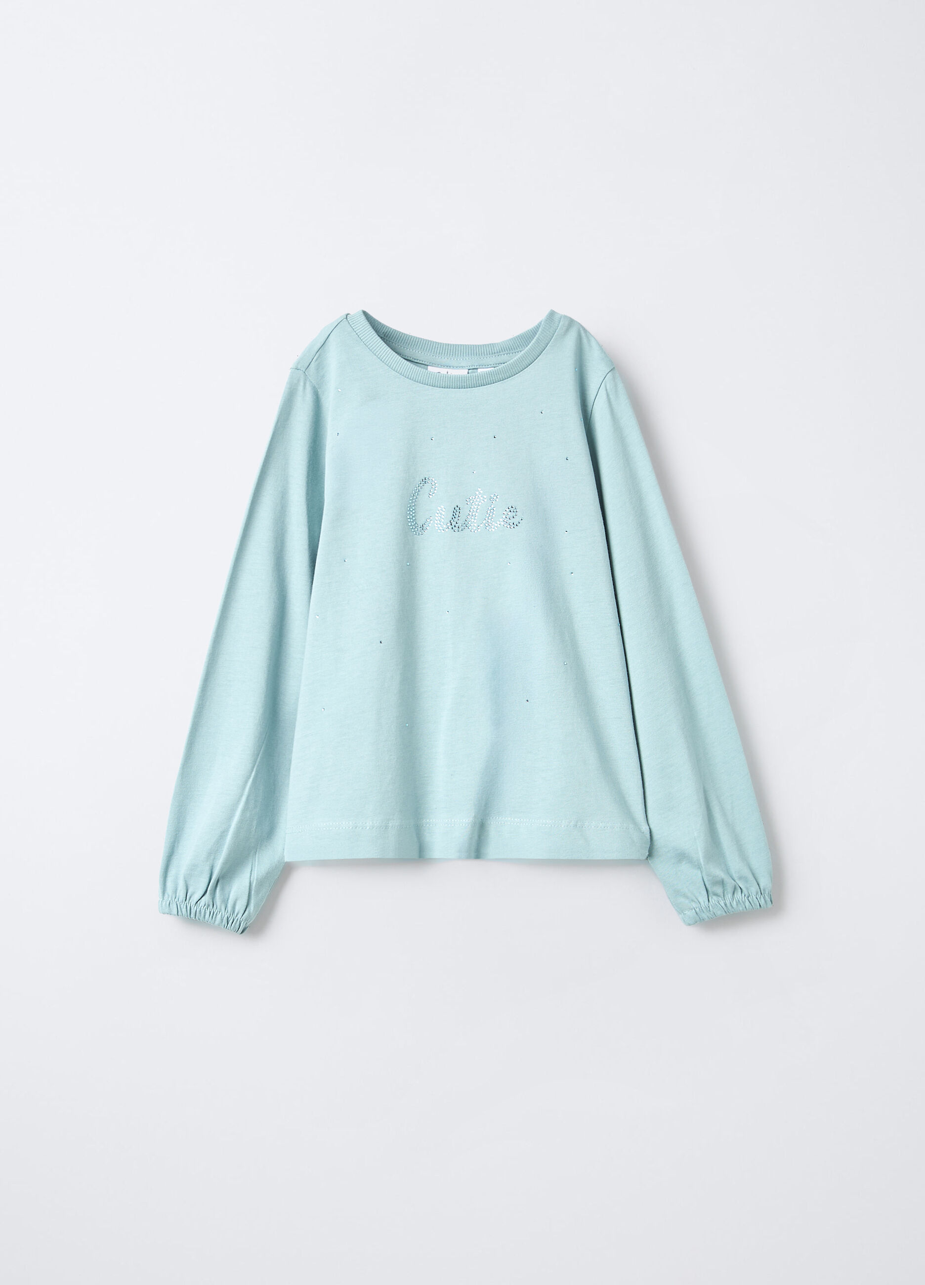 T-shirt in jersey di puro cotone Box-Fit bambina_0