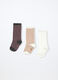 Pack 3 calze lunghe misto cotone stretch bambina_1