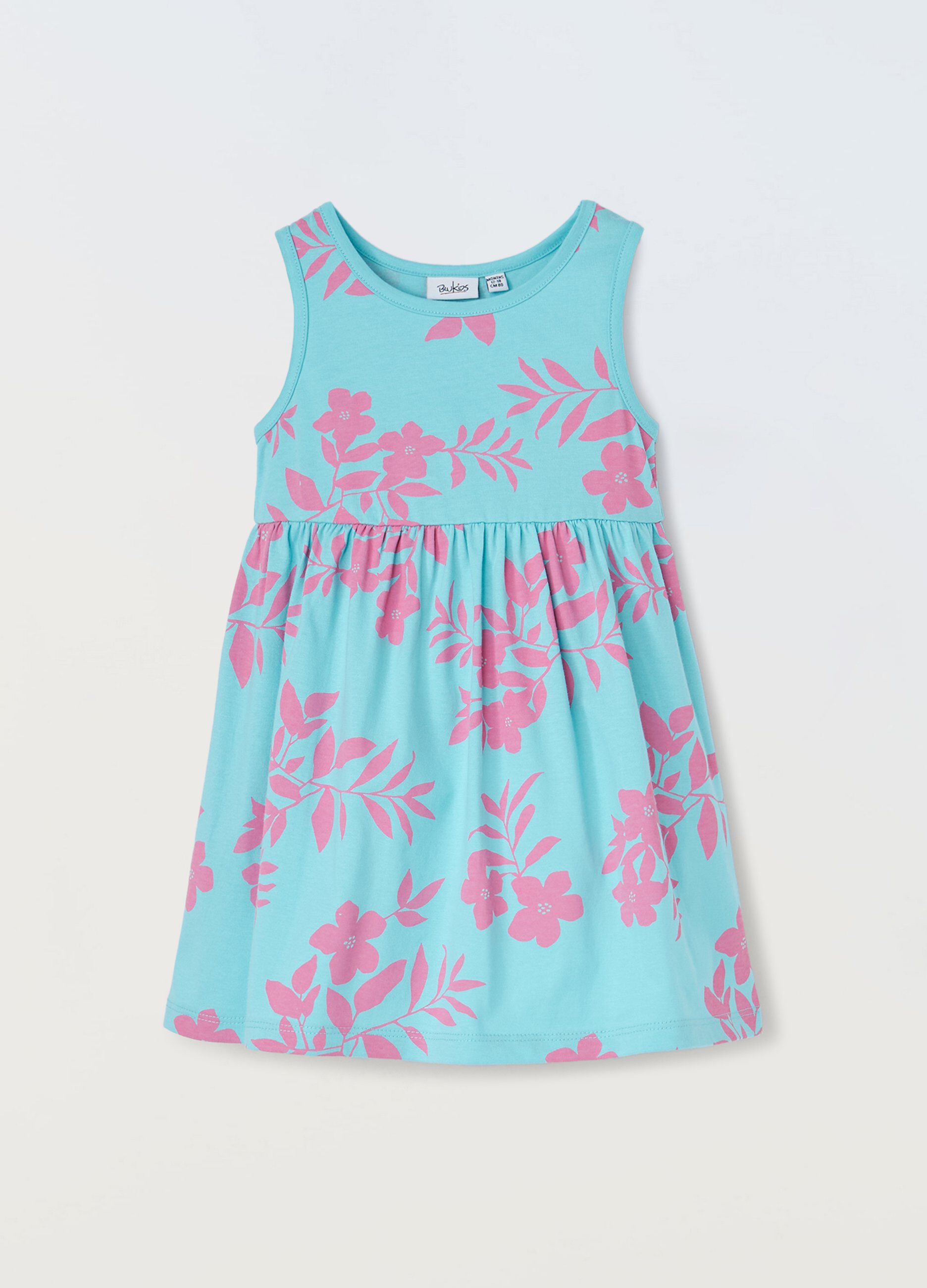 Vestito in puro cotone neonata_0