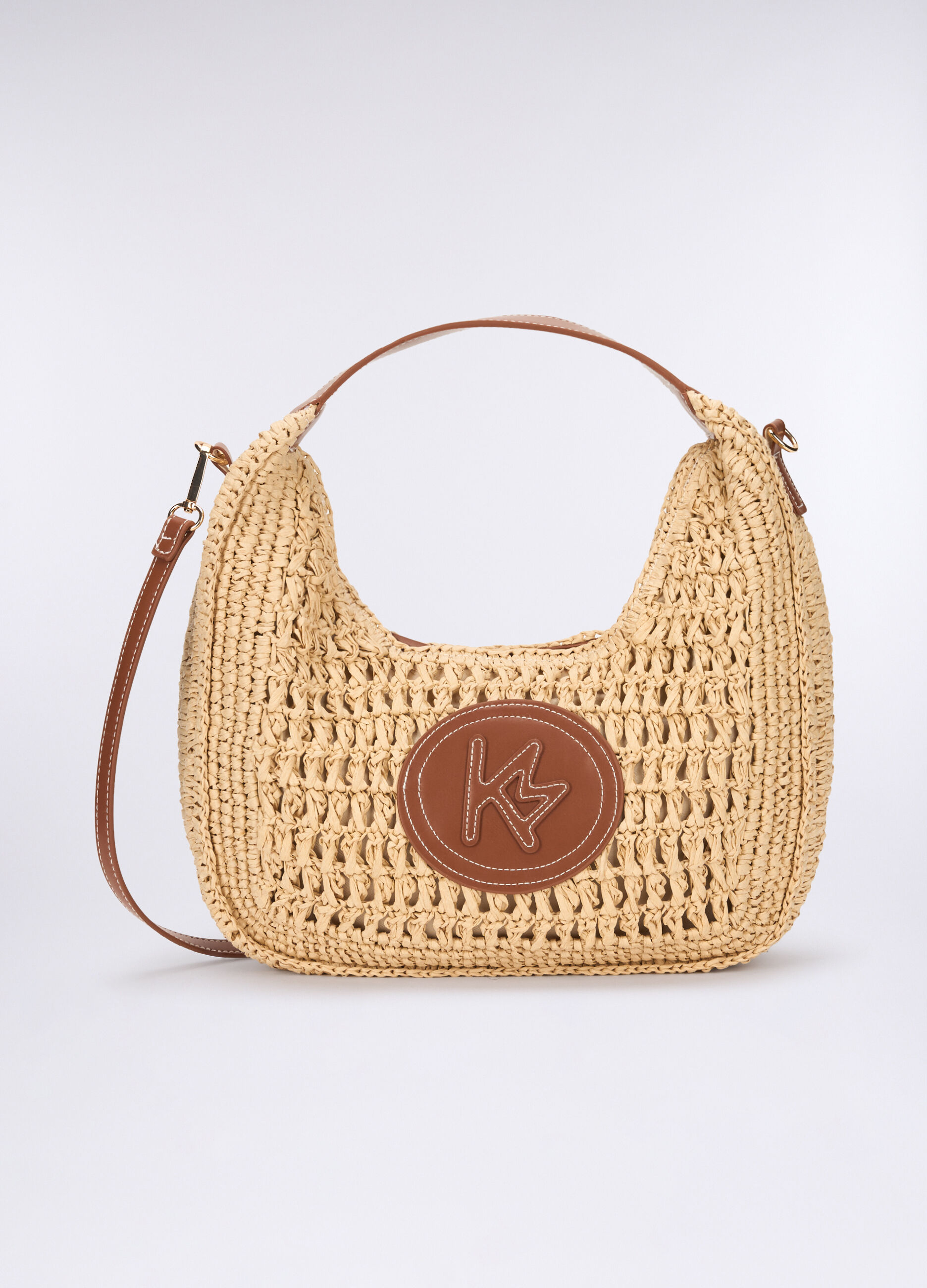 Borsa in paglia crochet donna_0