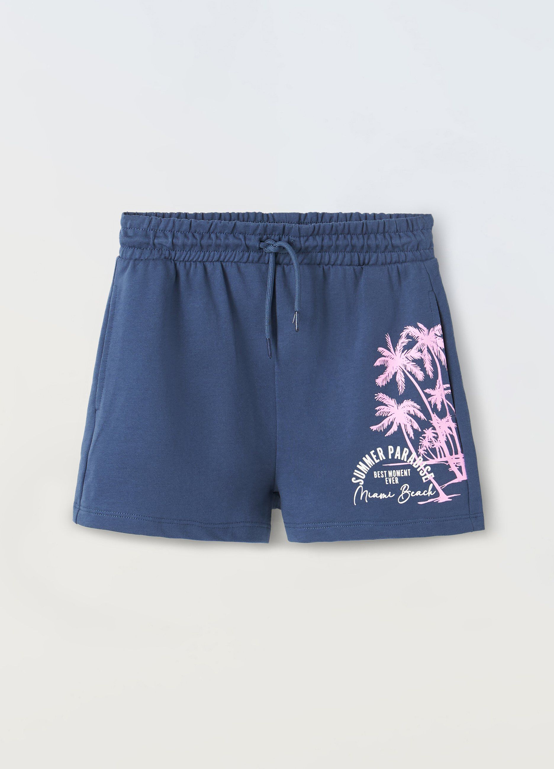 Shorts in cotone stretch ragazza_0