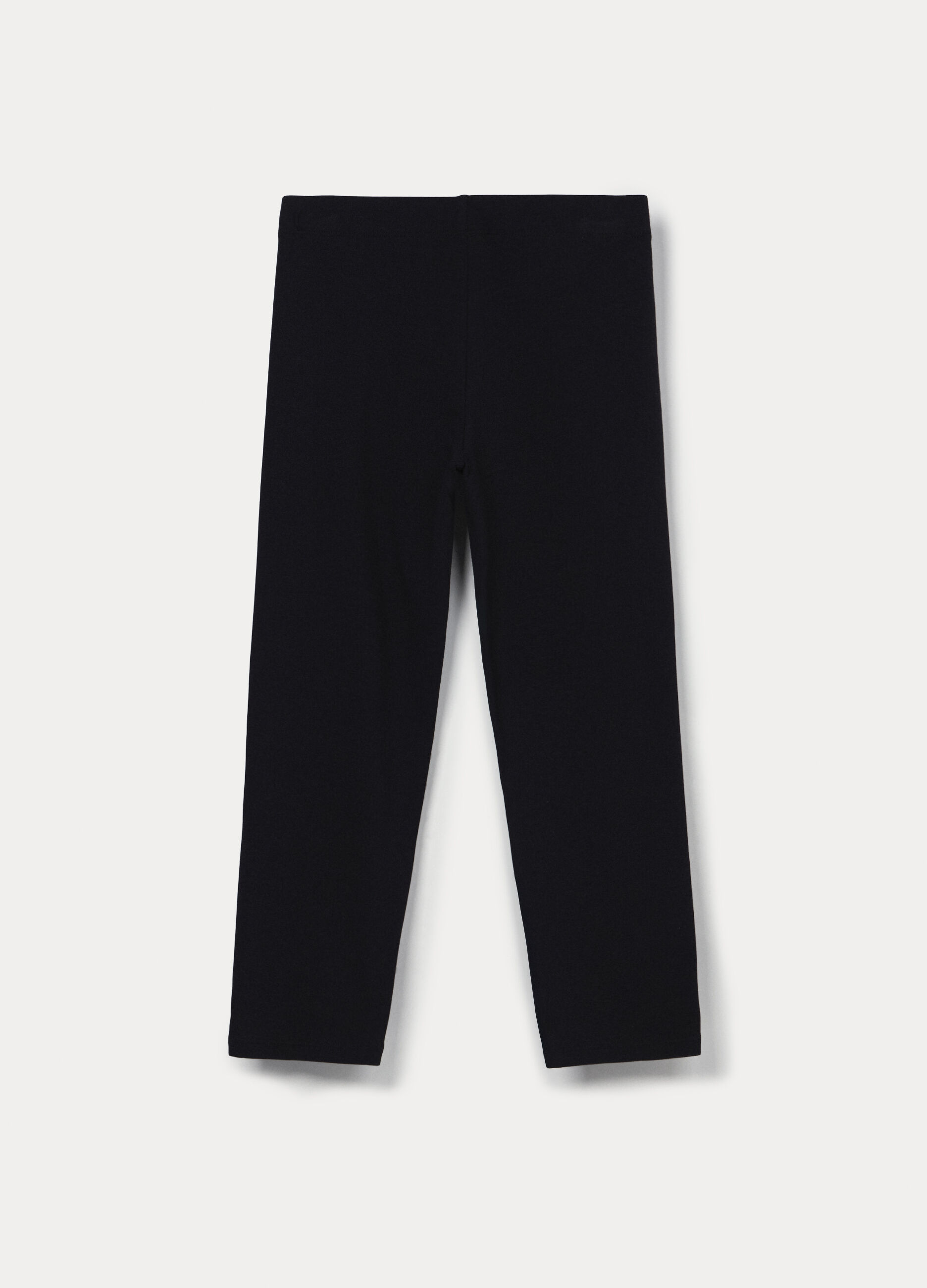 Leggings capri regular fit in cotone stretch ragazza_1
