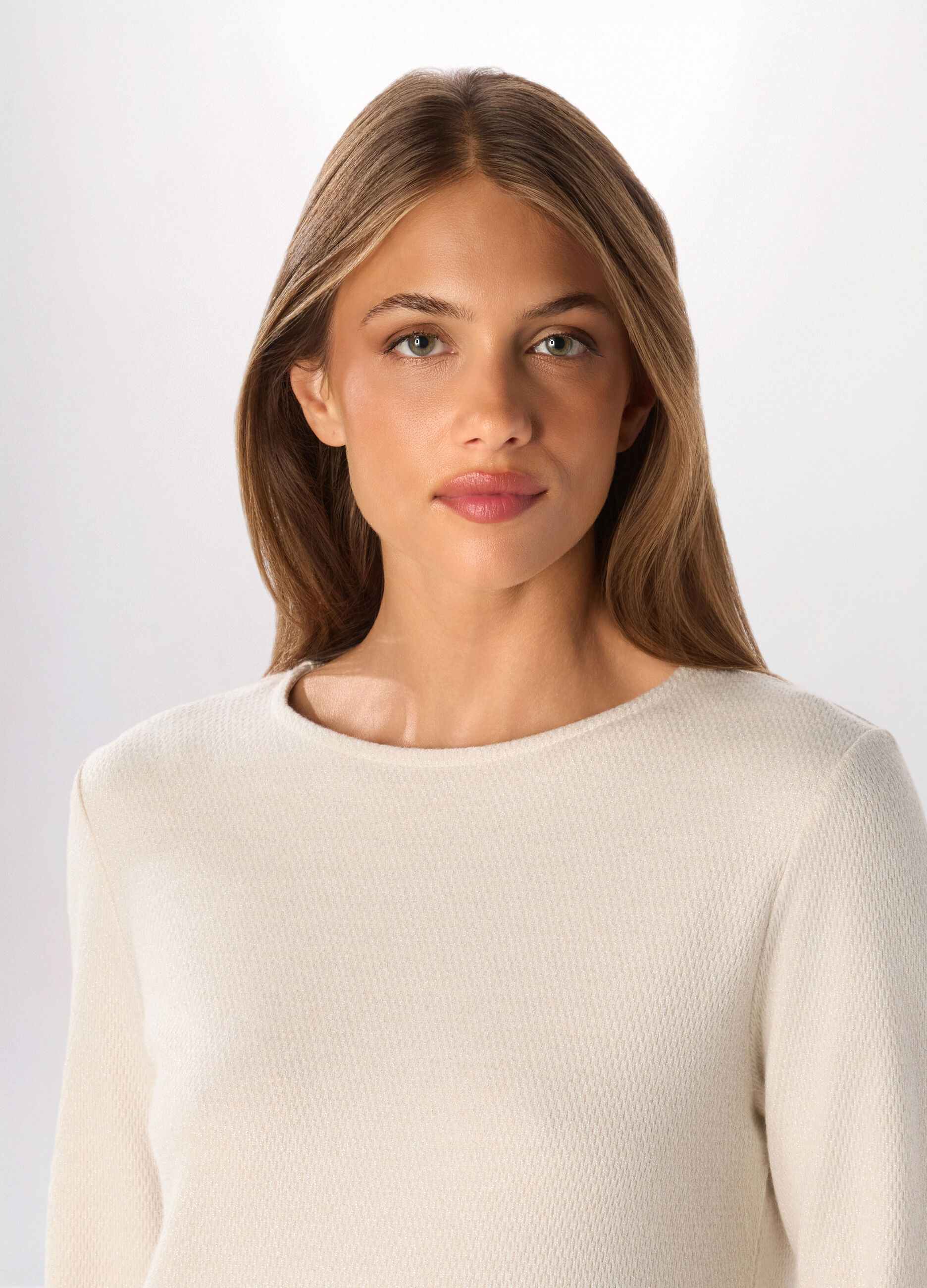 T-shirt misto viscosa donna_2