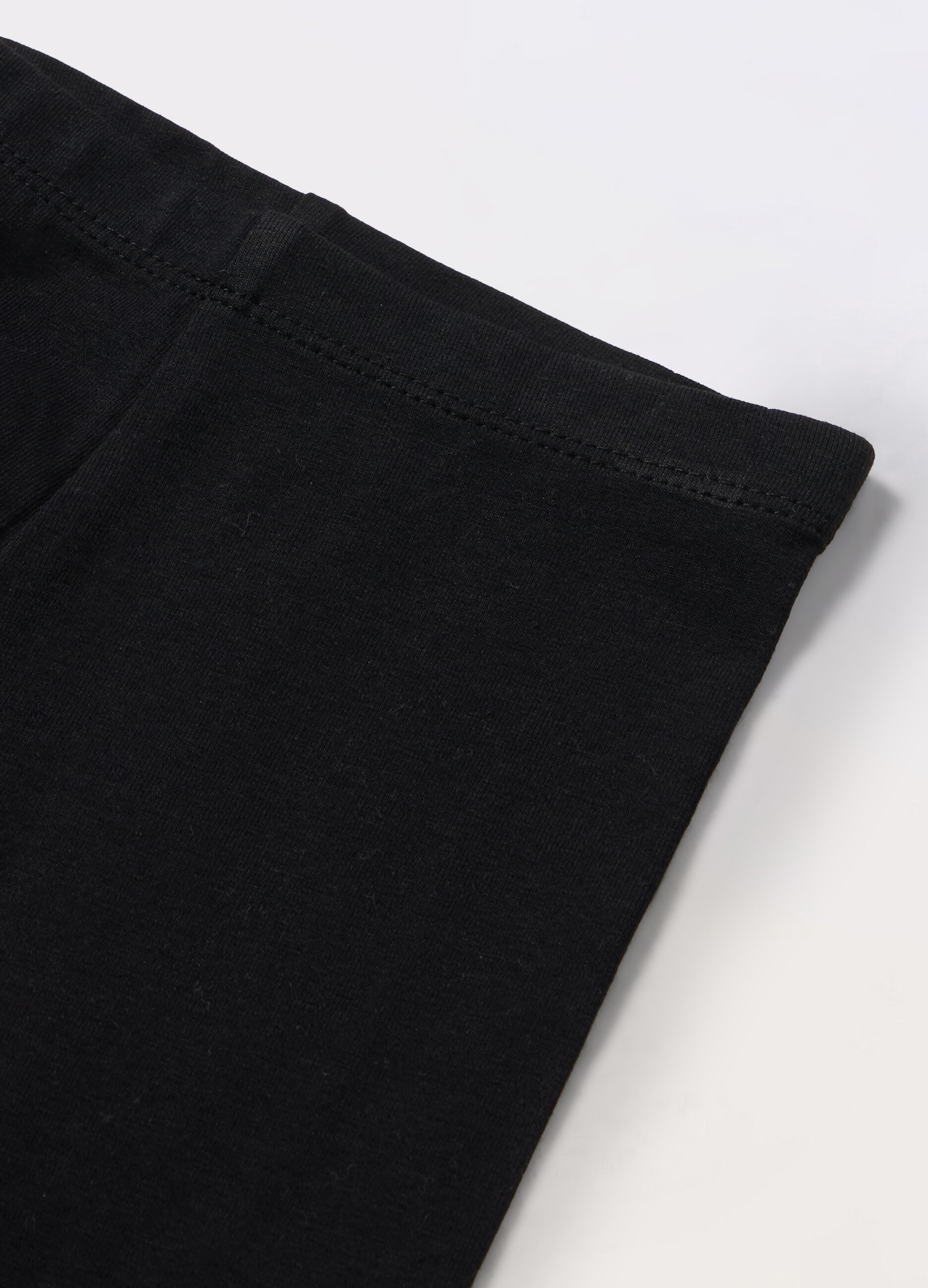 Leggings in jersey di cotone stretch bambina_1