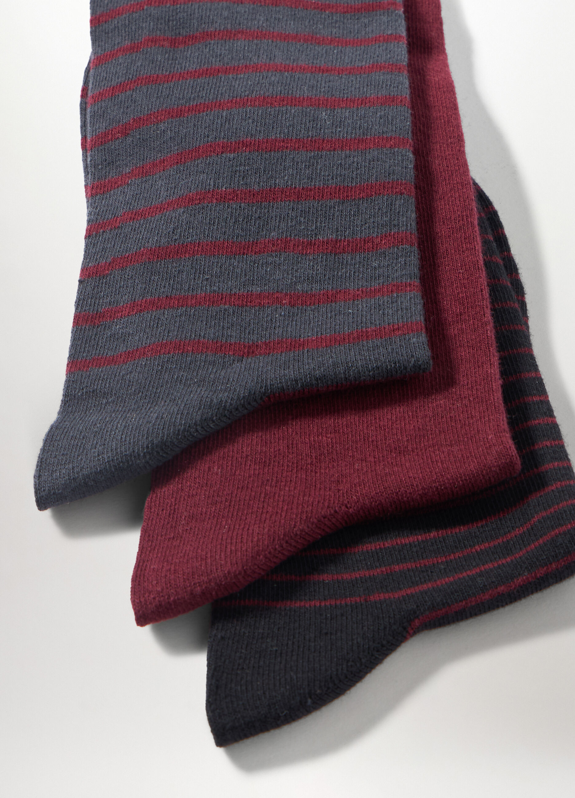 3 Pack calze lunghe in misto cotone uomo_1