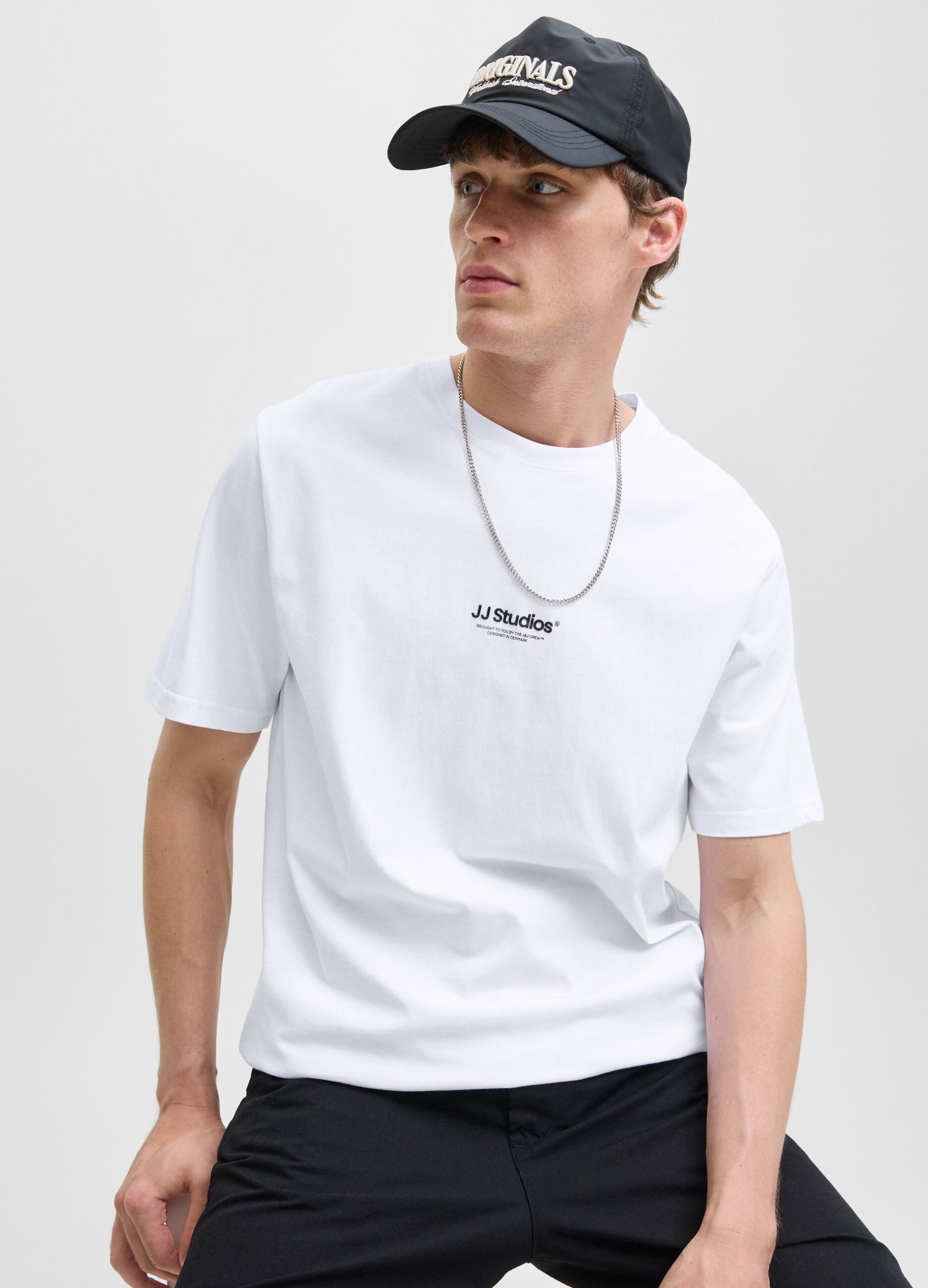 T-shirt in cotone oversize uomo_3