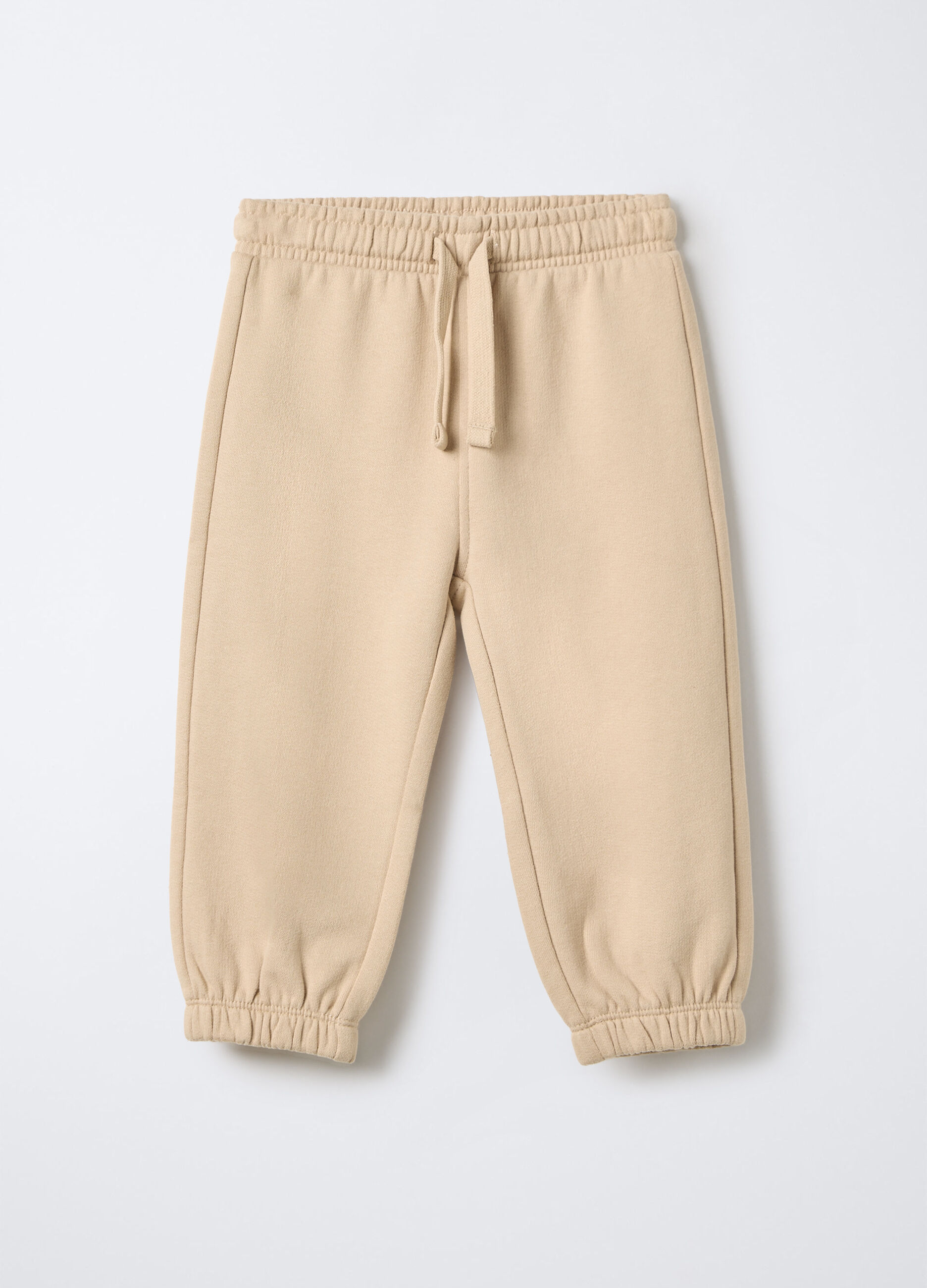 Jogger in felpa di puro cotone bimbo_0