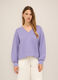 Felpa in french terry di cotone stretch donna_0