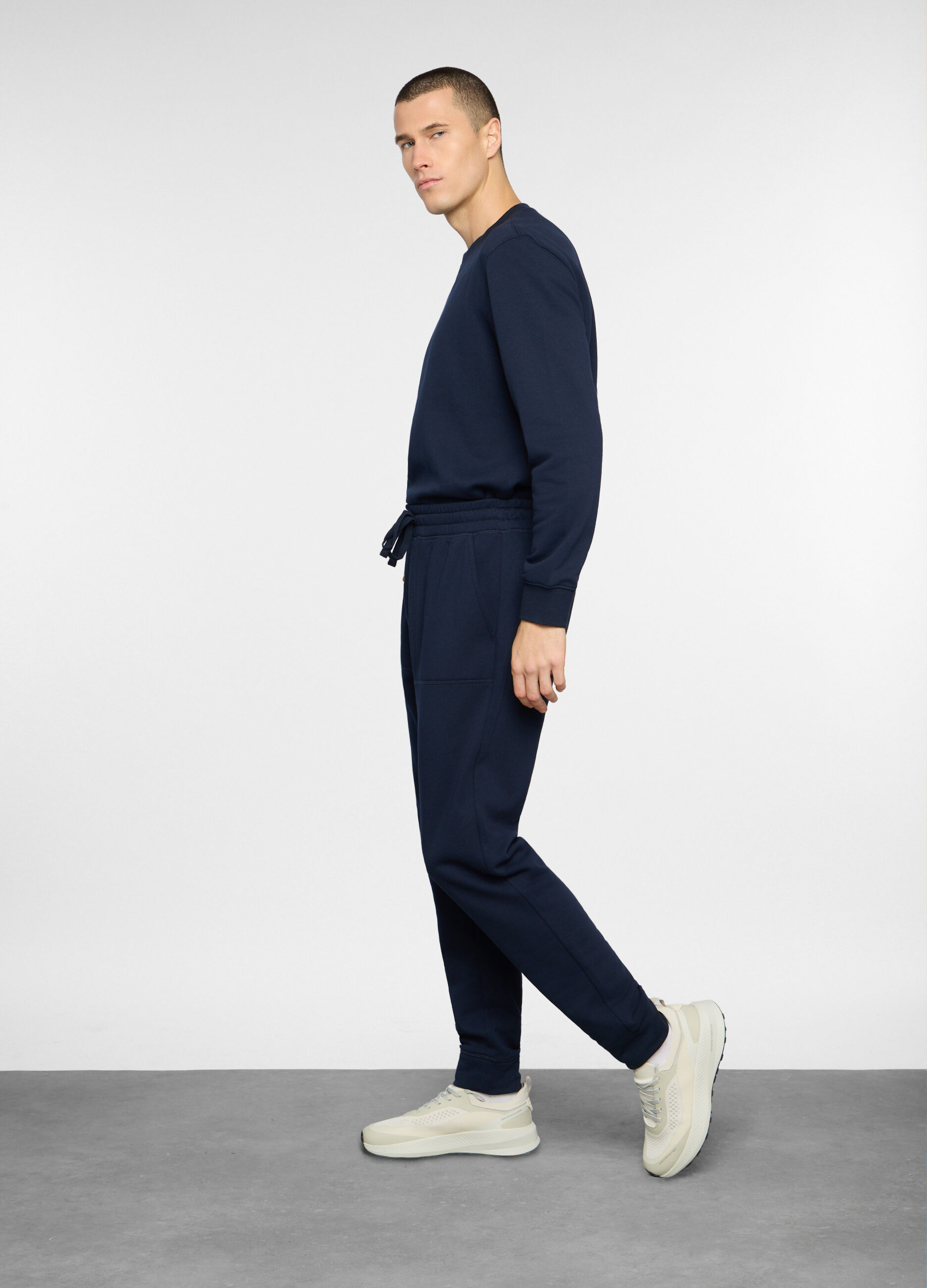 Jogger in misto cotone uomo_0