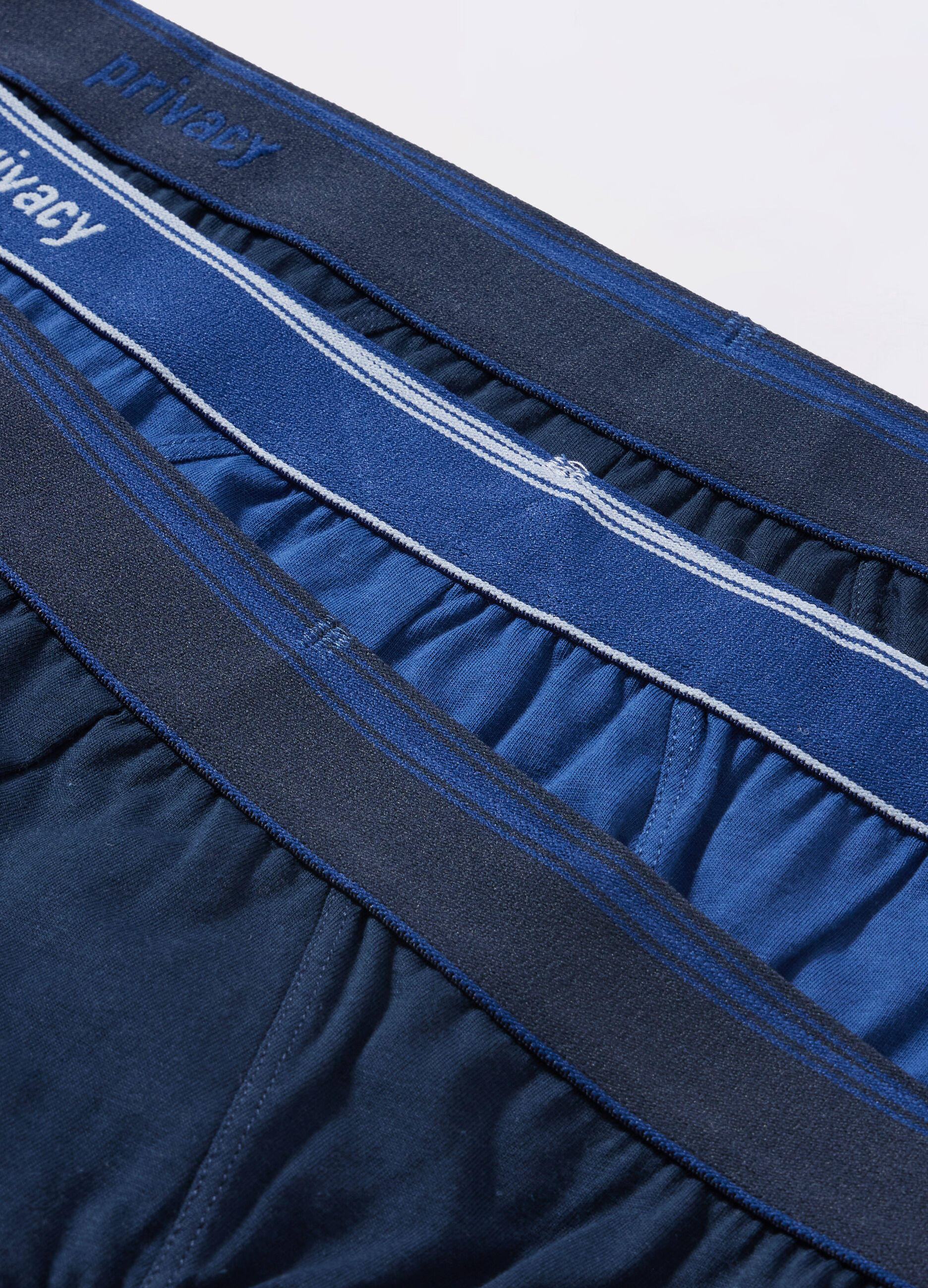 3 pack slip con elastico in jersey di cotone uomo