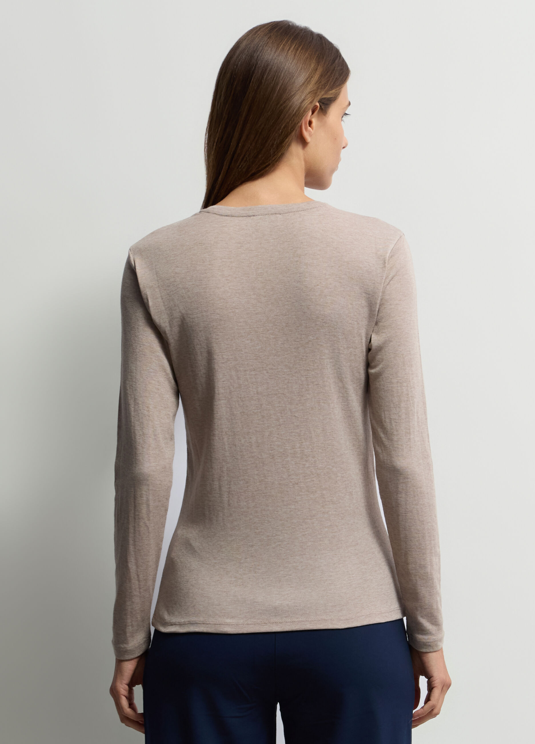 T-shirt girocollo donna_1