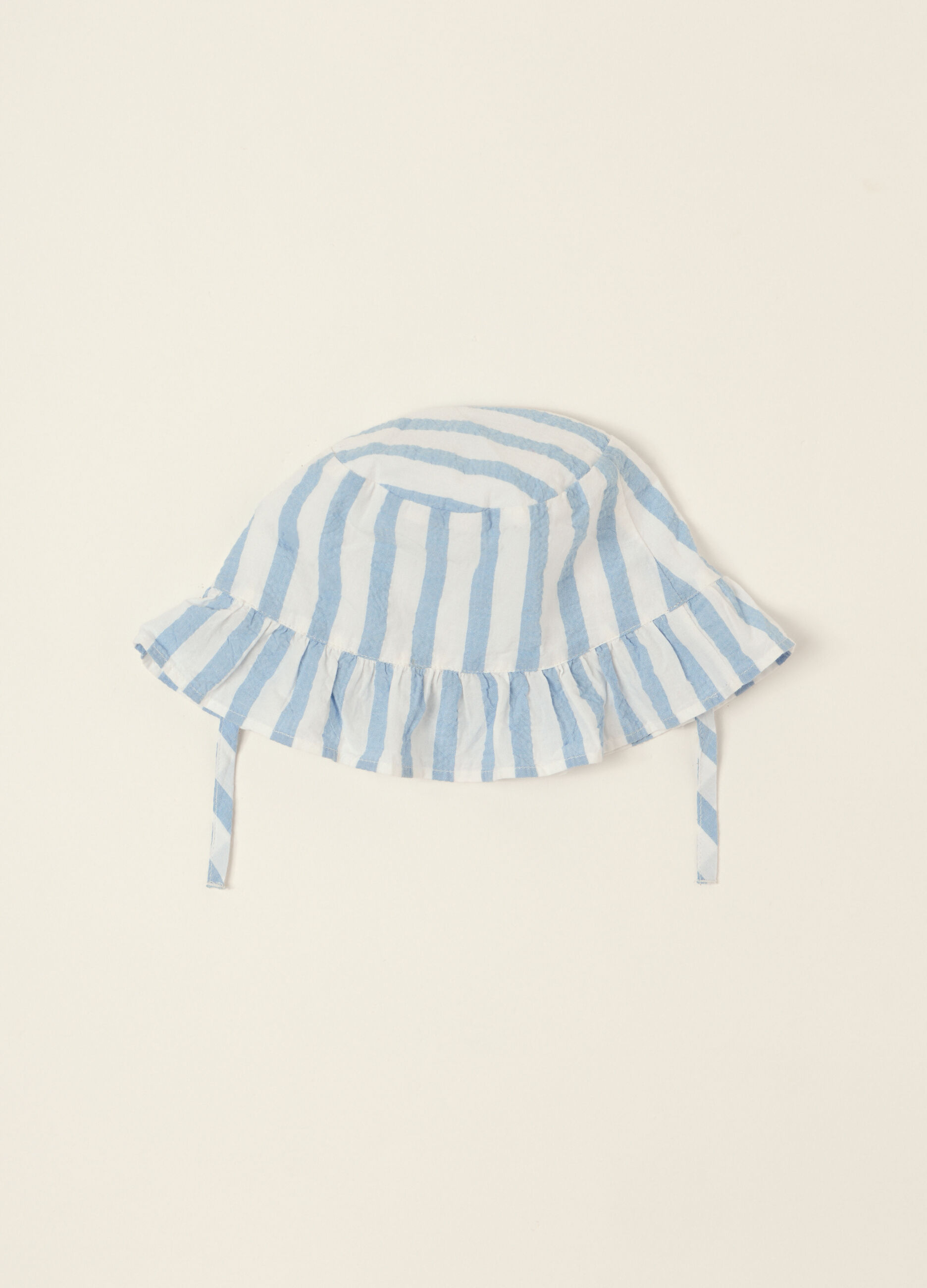 Berretto in puro cotone seersucker IANA neonata_1