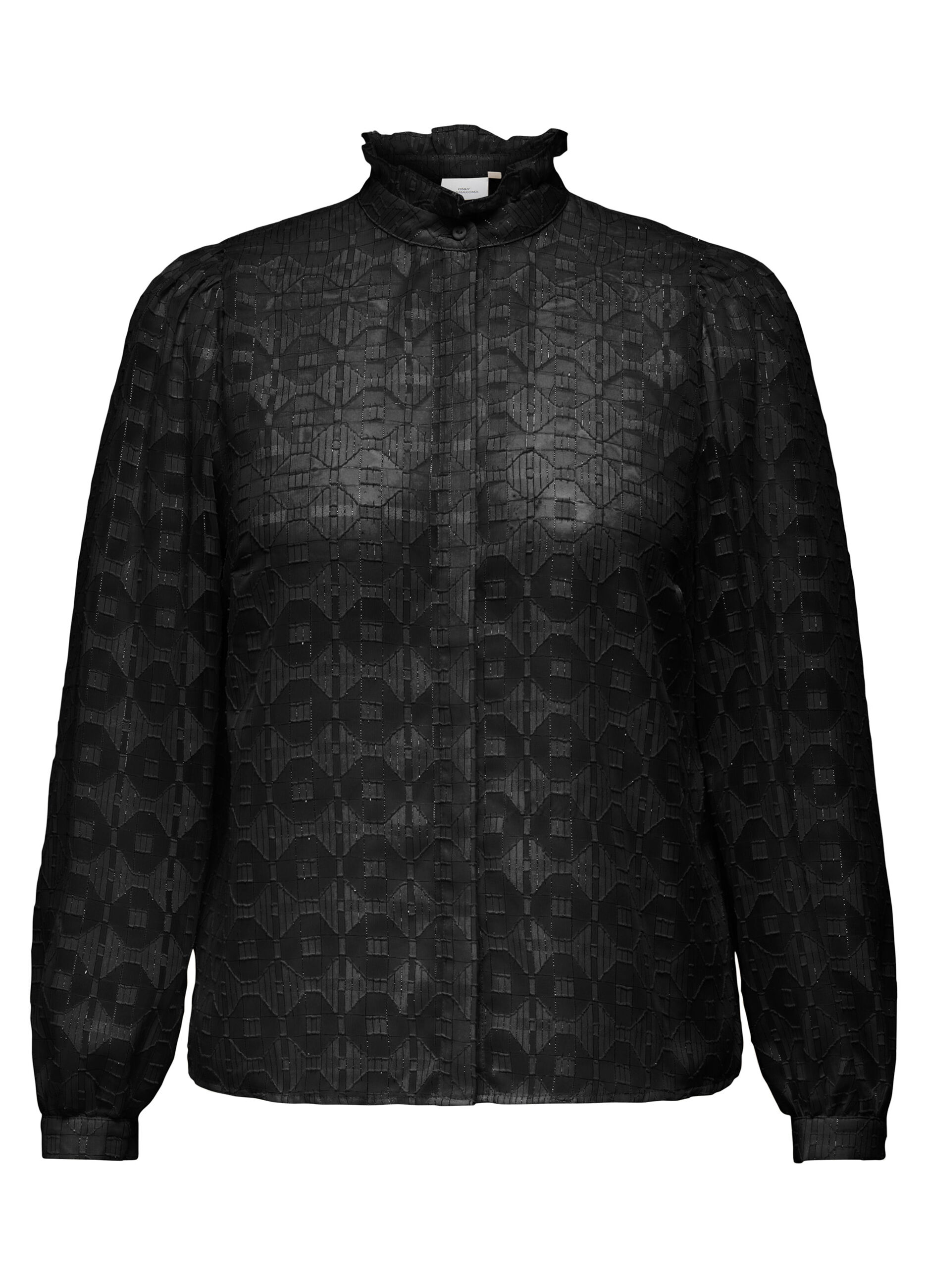 Camicia a maniche lunghe con colletto alla francese_0