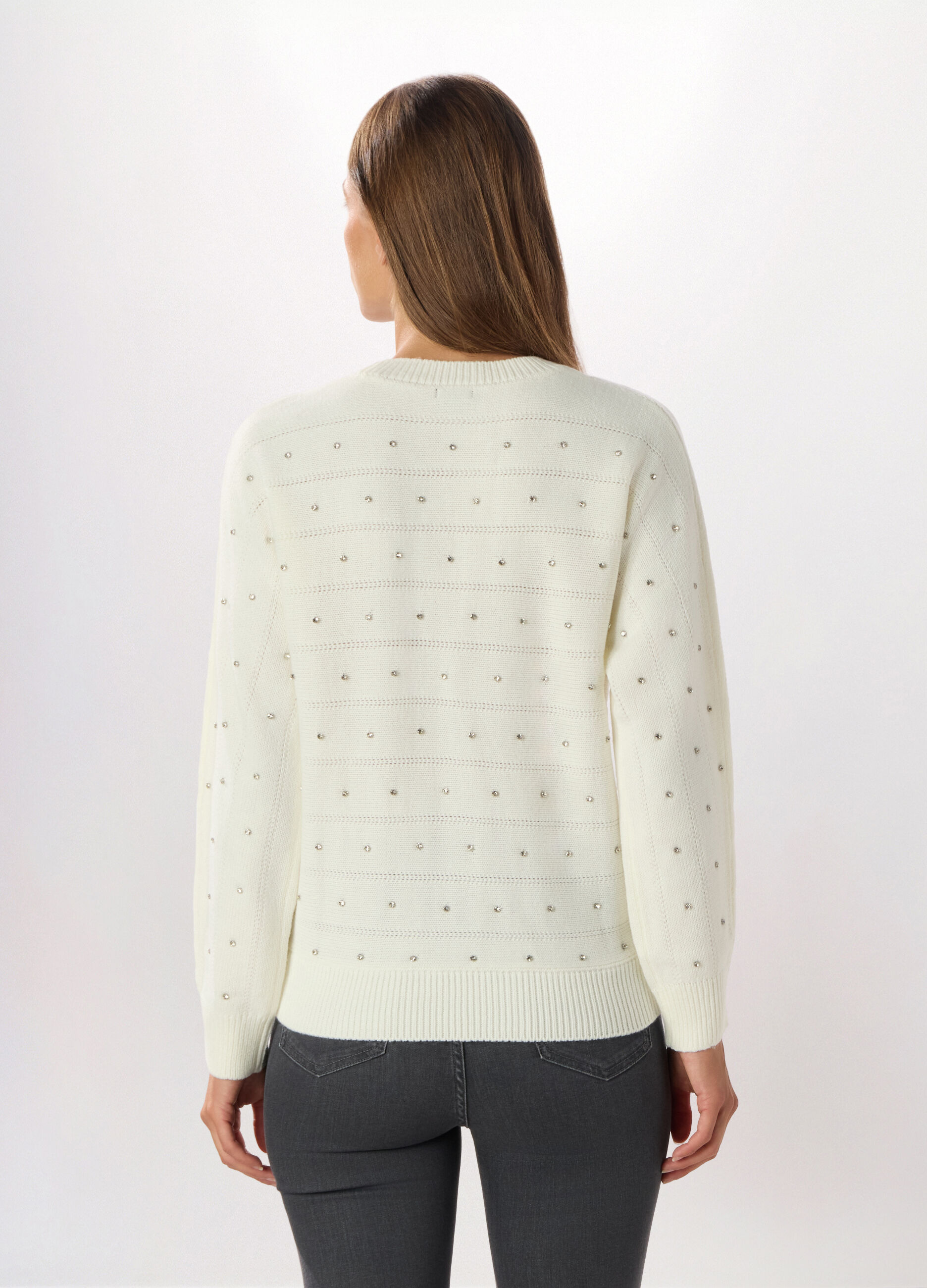 Tricot con strass donna_1