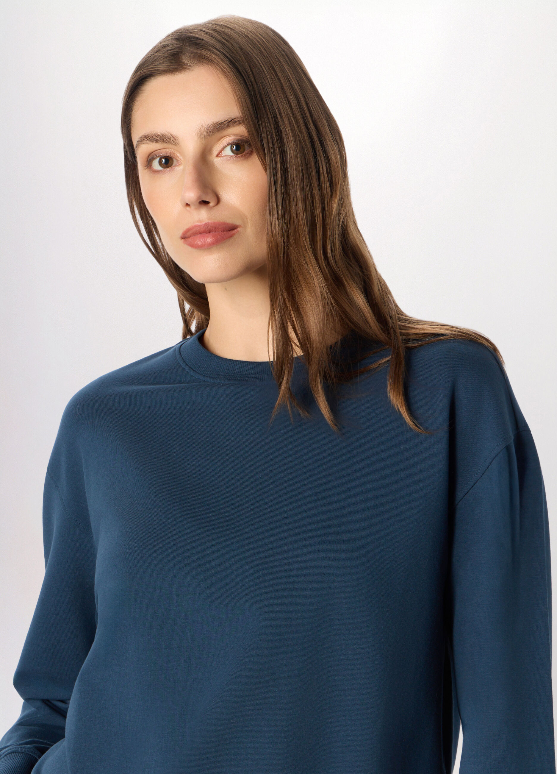 Felpa in cotone stretch Holistic fitness donna_2