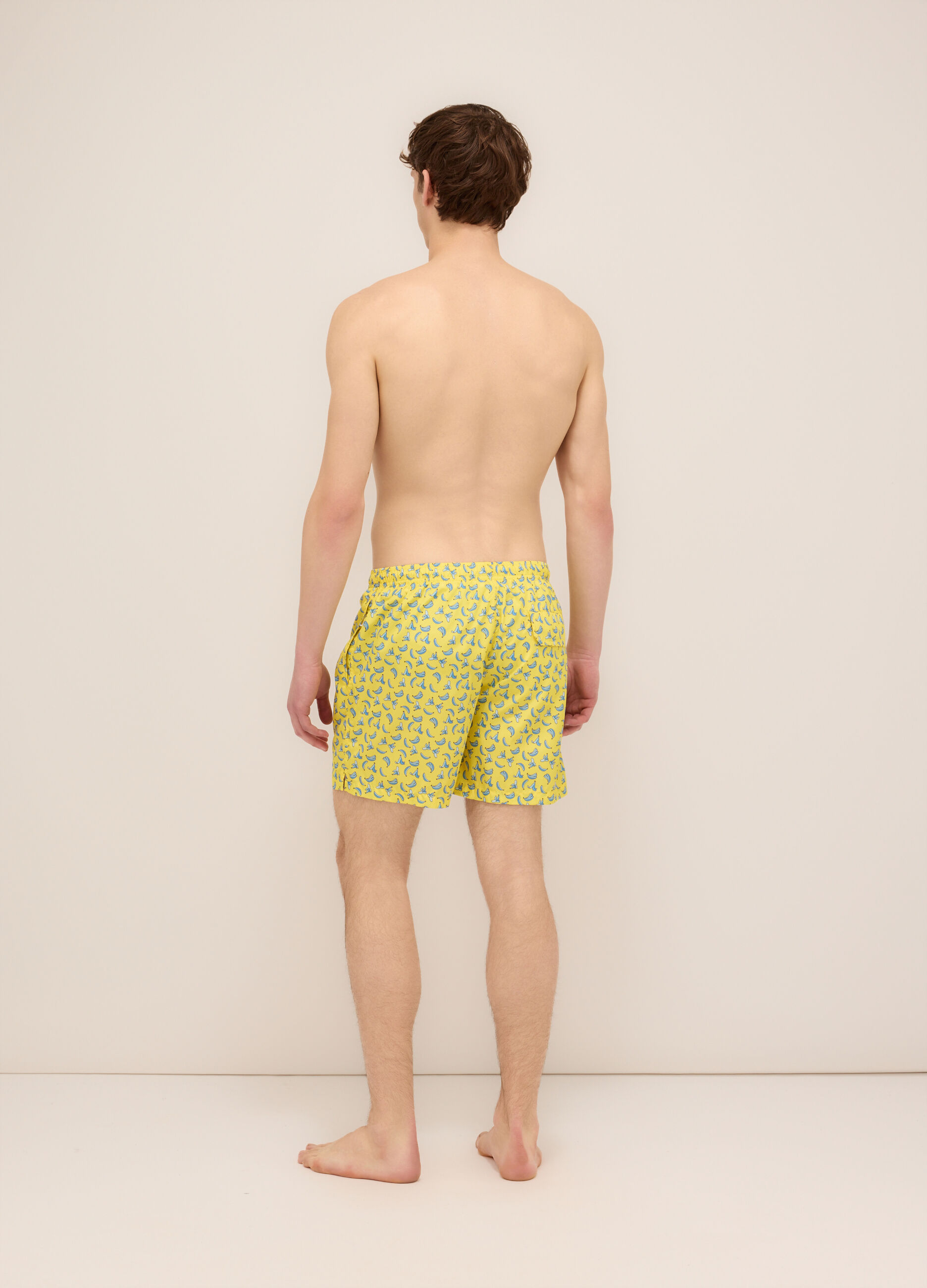 Boxer mare con stampa uomo_1