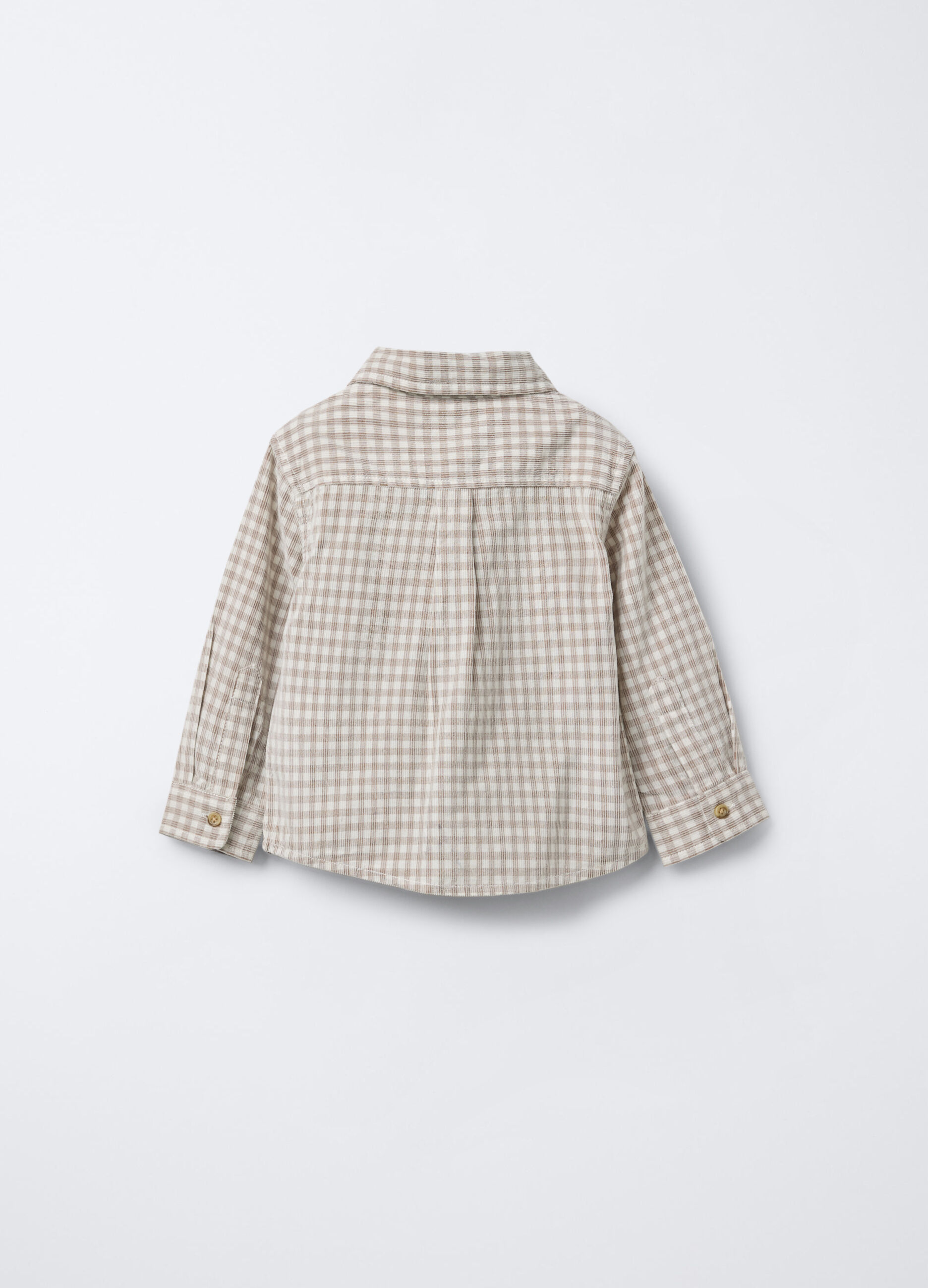 Camicia in puro cotone con colletto alla francese bimbo_1