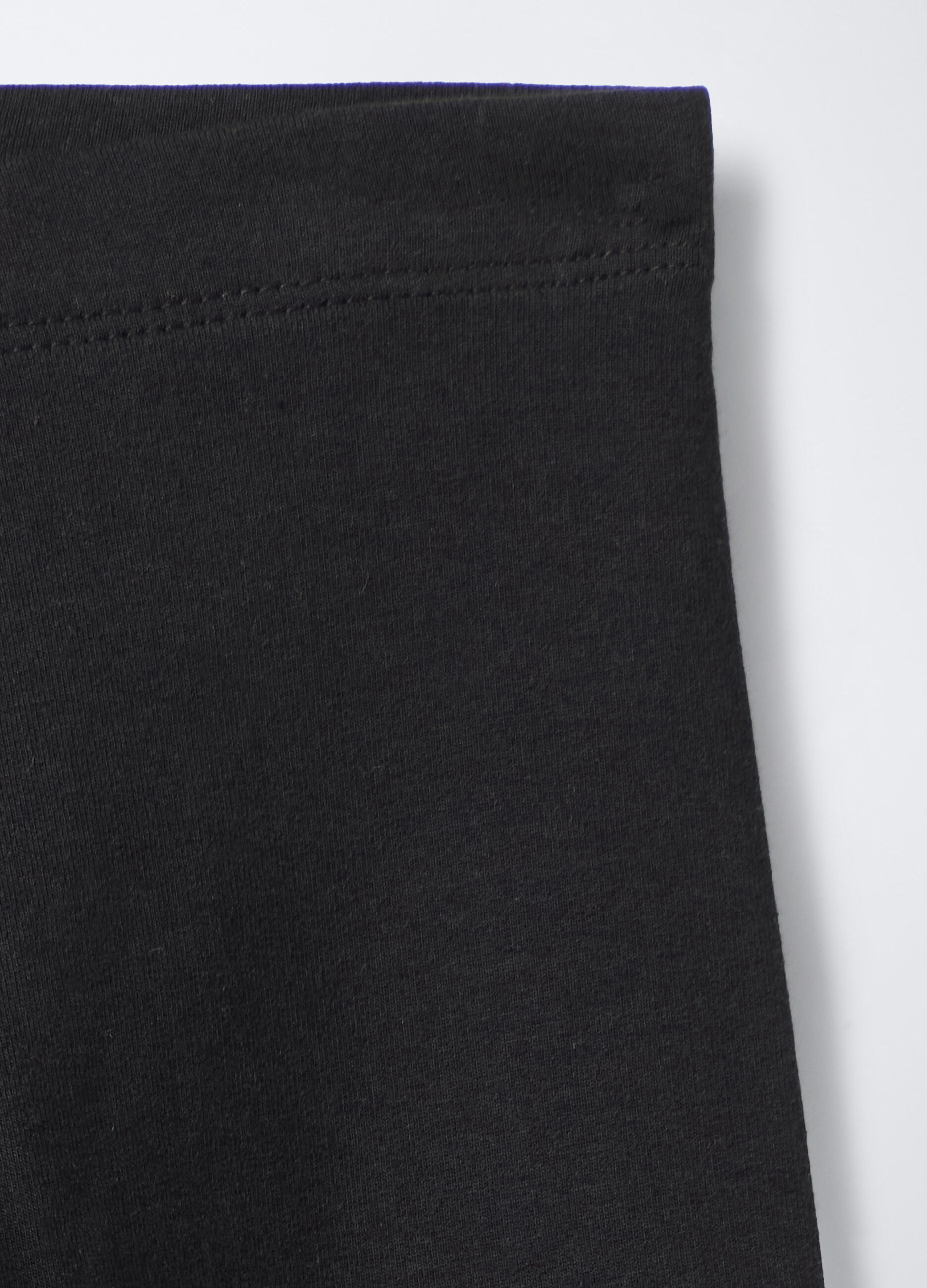 Leggings Slim Fit in cotone garzato stretch bambina_2