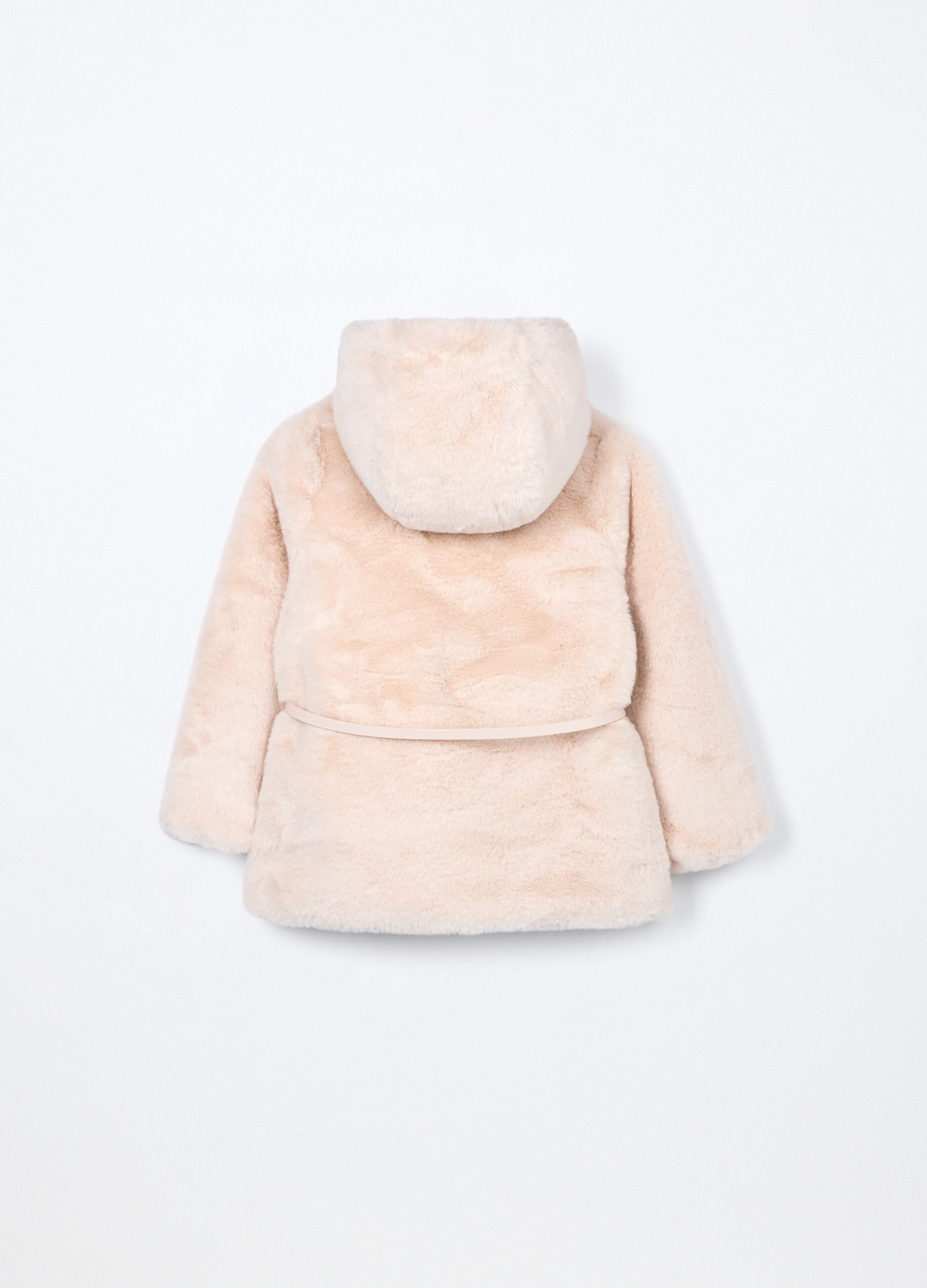Cappotto in eco fur bambina_1
