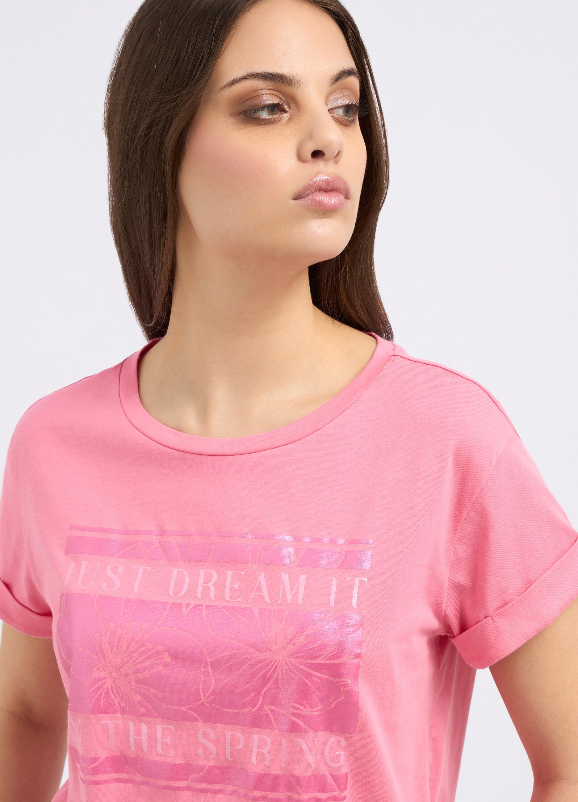 T-shirt in puro cotone donna_2