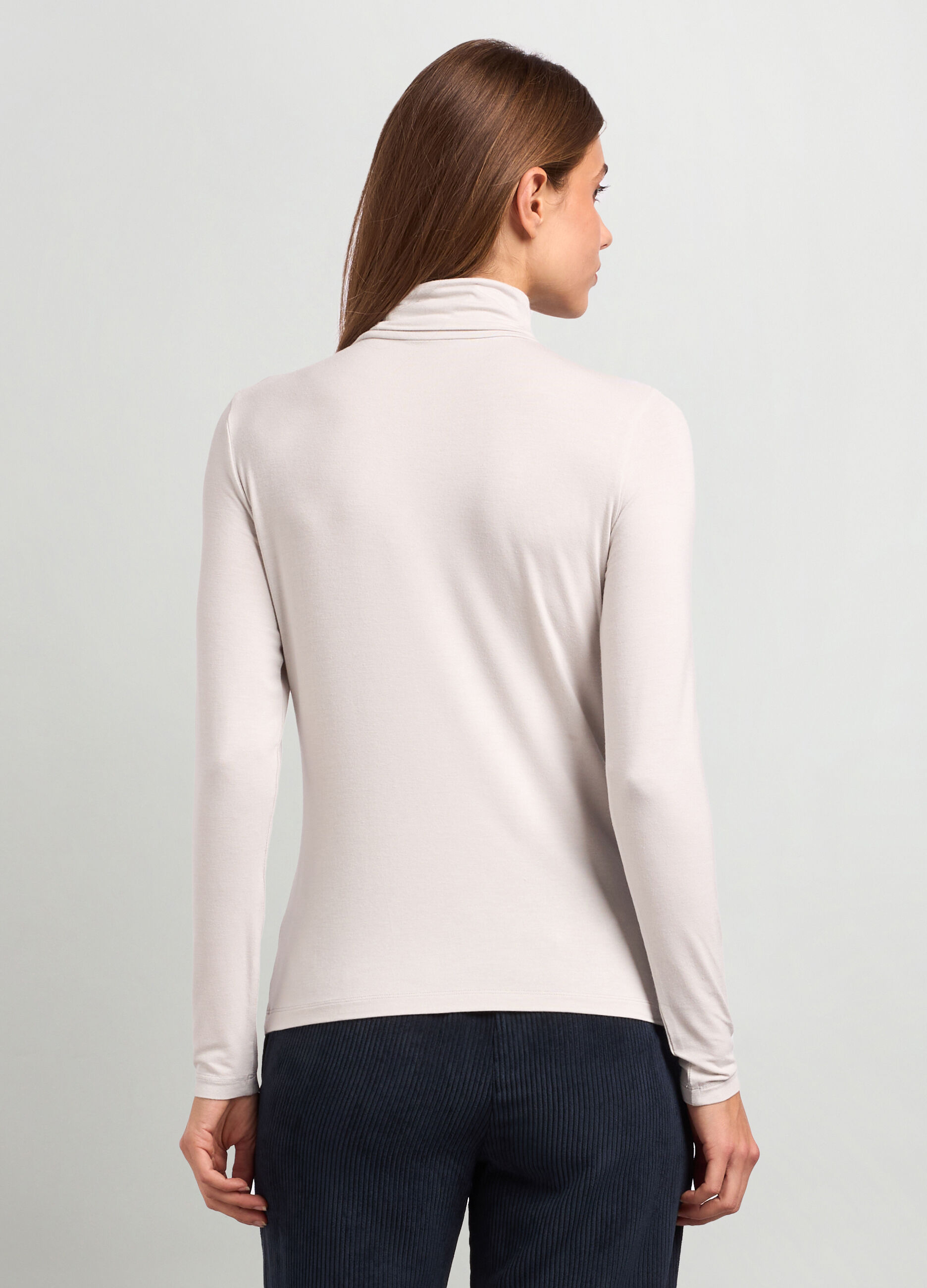 Lupetto in viscosa stretch donna_1