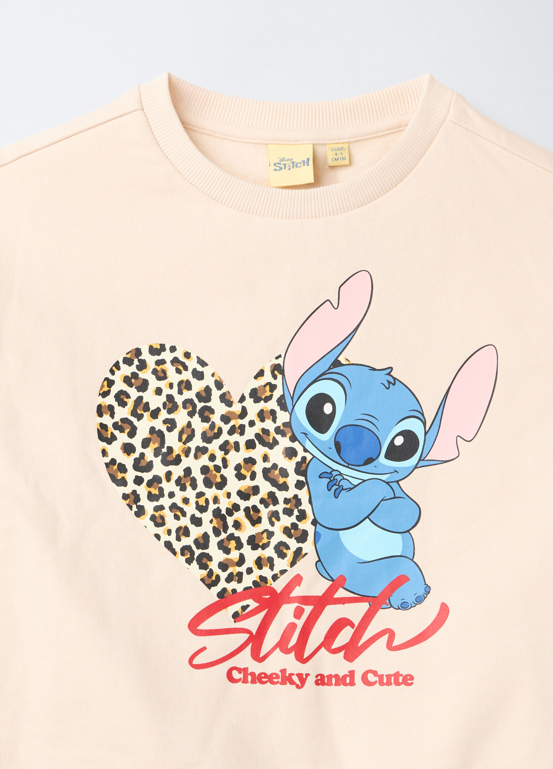 Jogging set Stitch in cotone garzato stretch bambina_2
