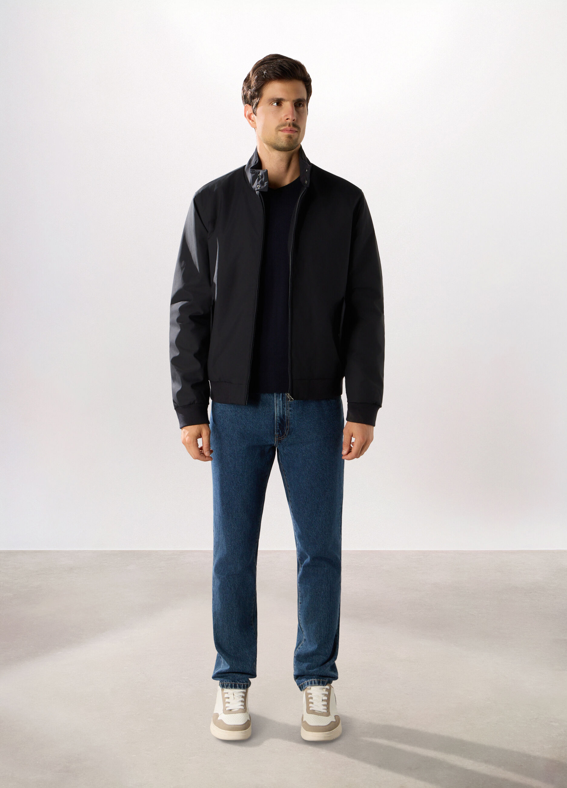 Bomber con zip uomo_0
