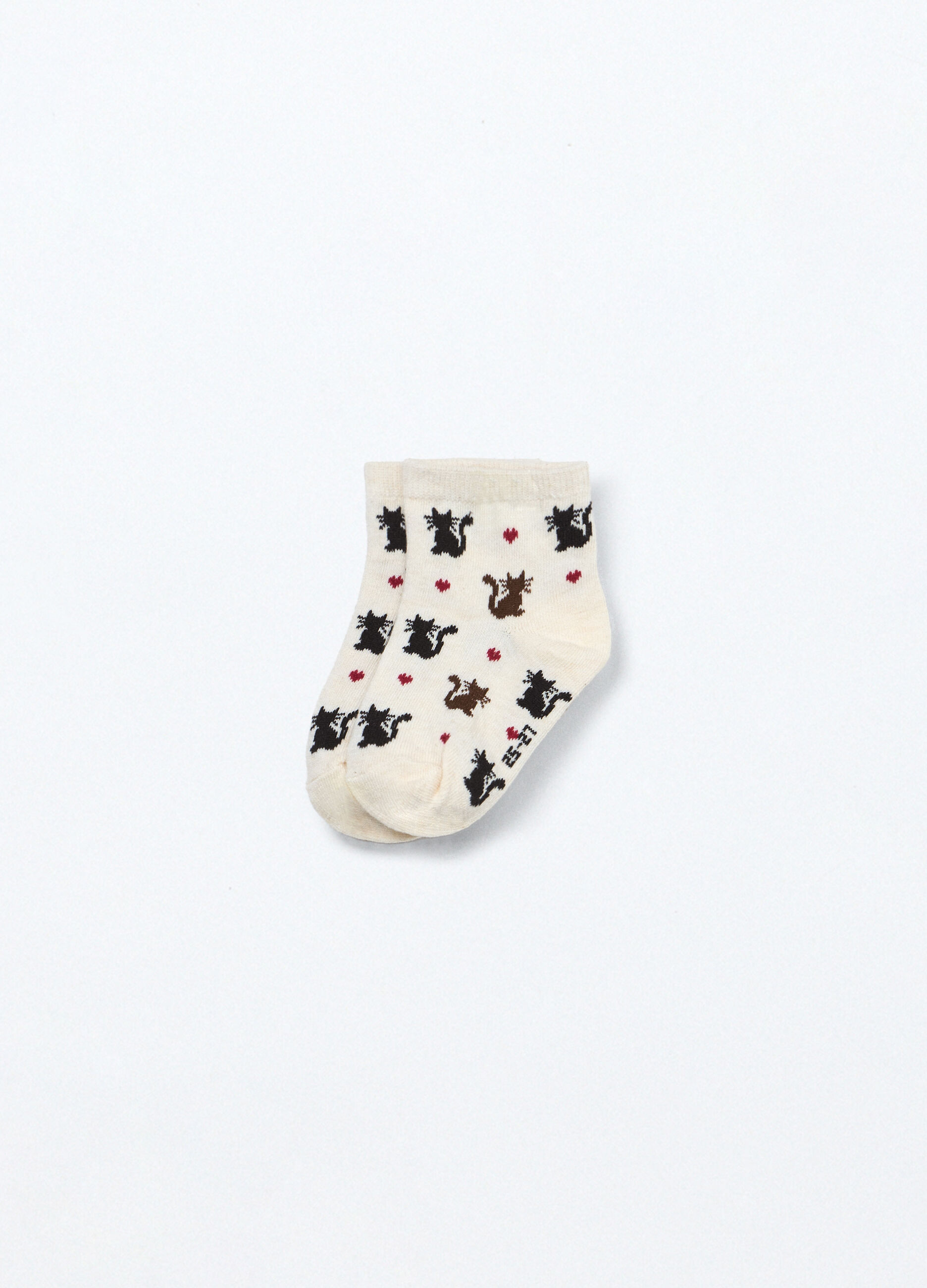 Calze corte misto cotone bambina_1