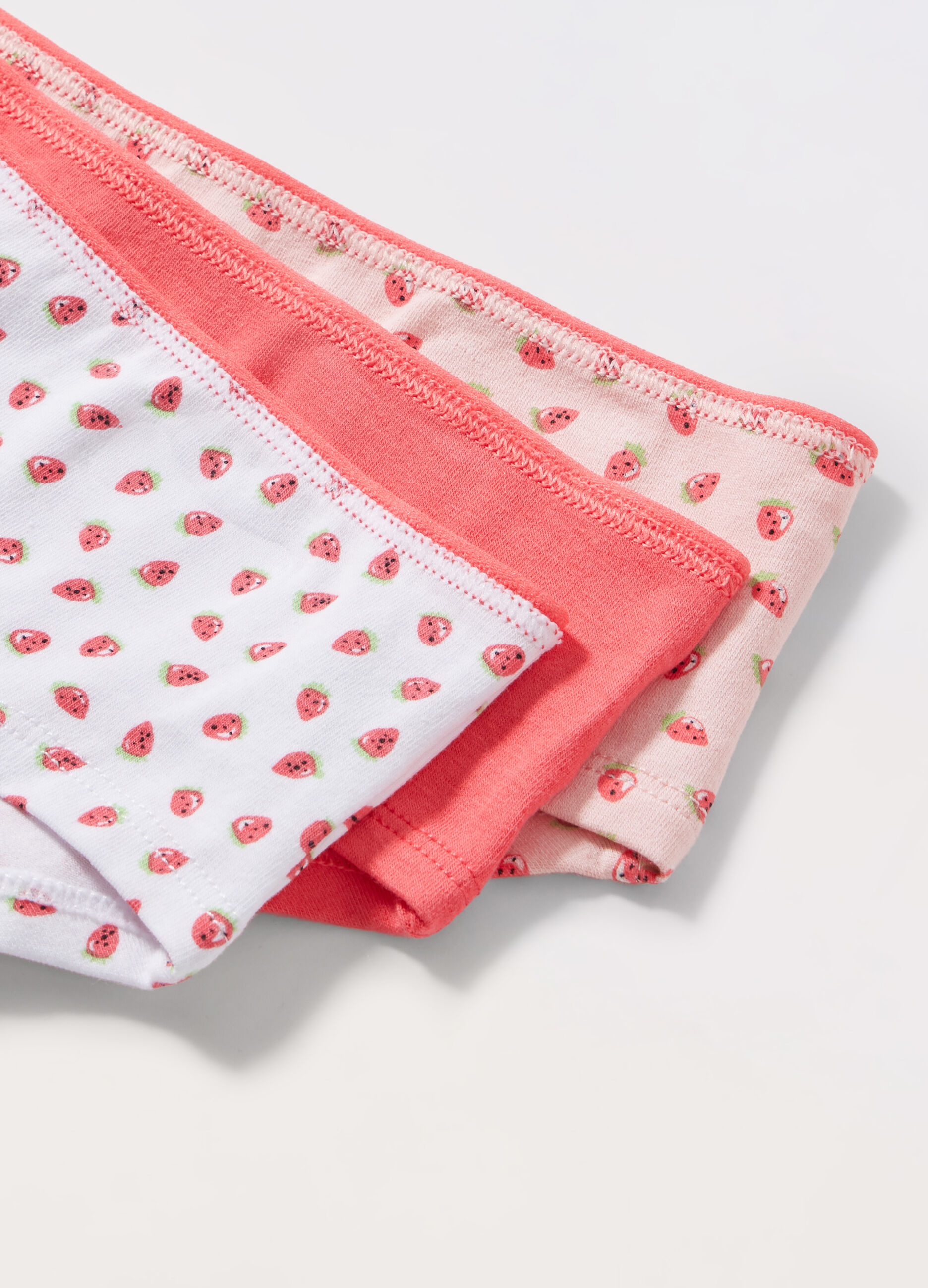 Pack 3 culotte multicolor in cotone stretch bambina_1