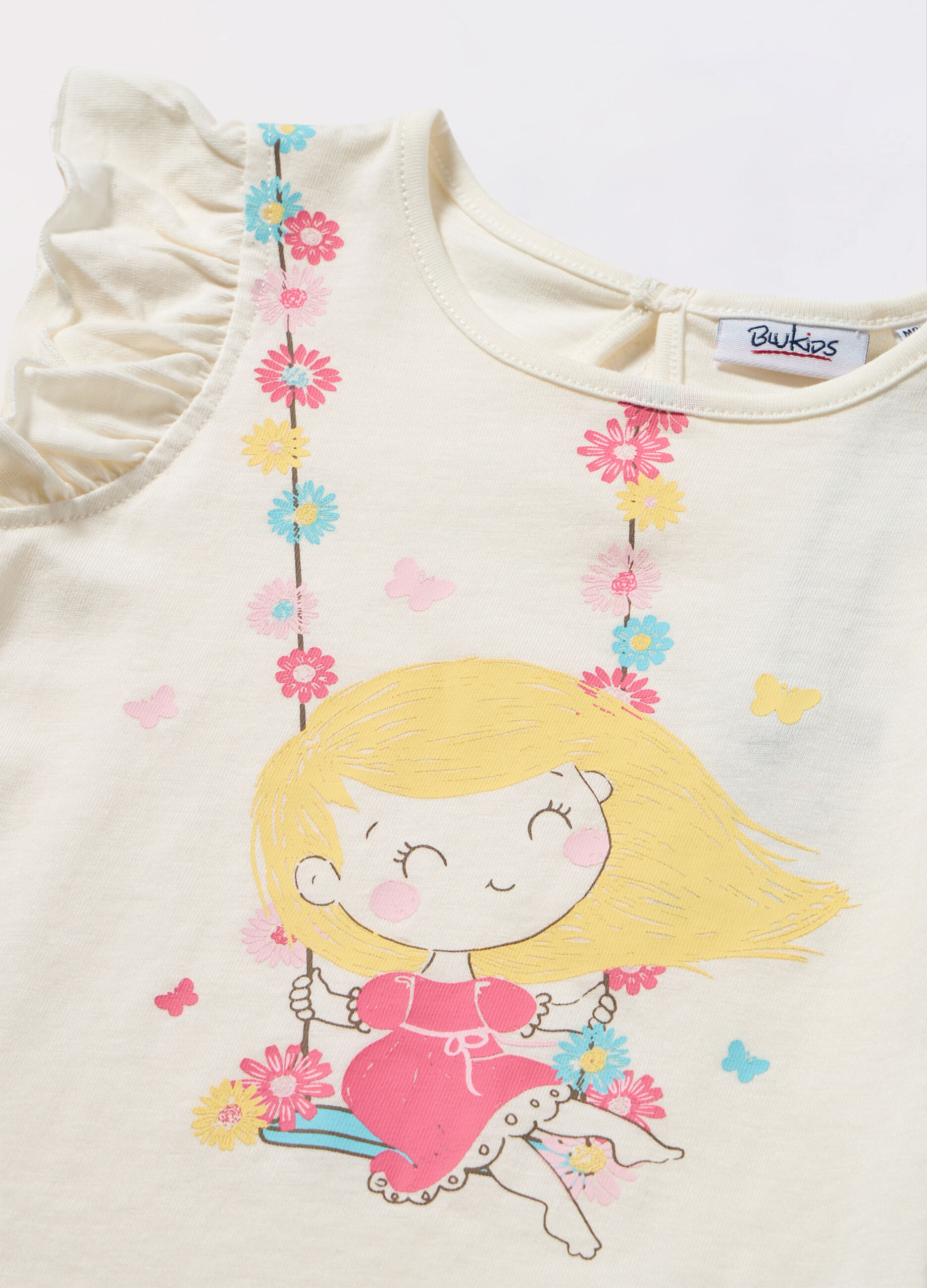 T-shirt in jersey di puro cotone neonata_1