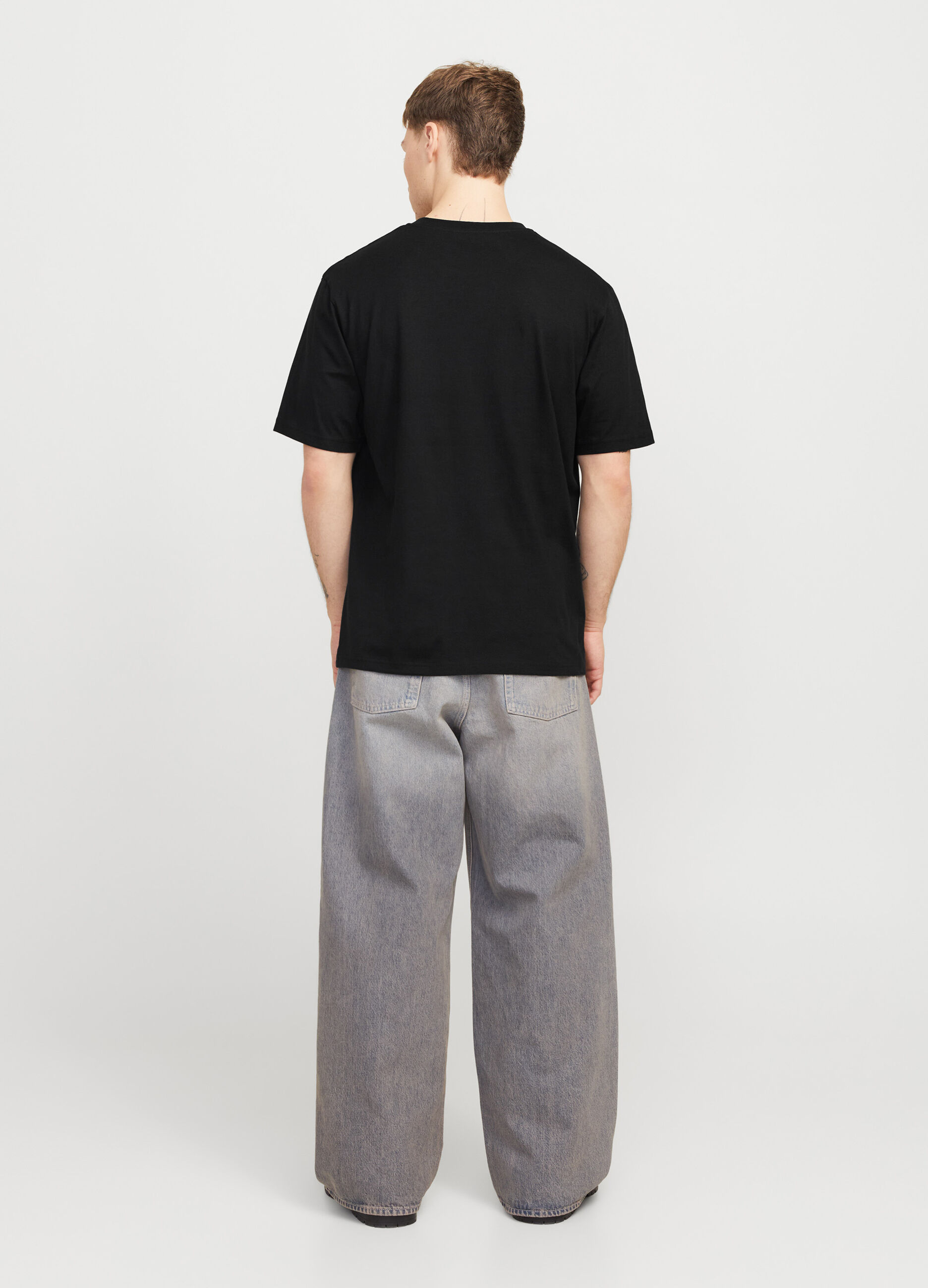 T-shirt con stampa relaxed fit uomo_1