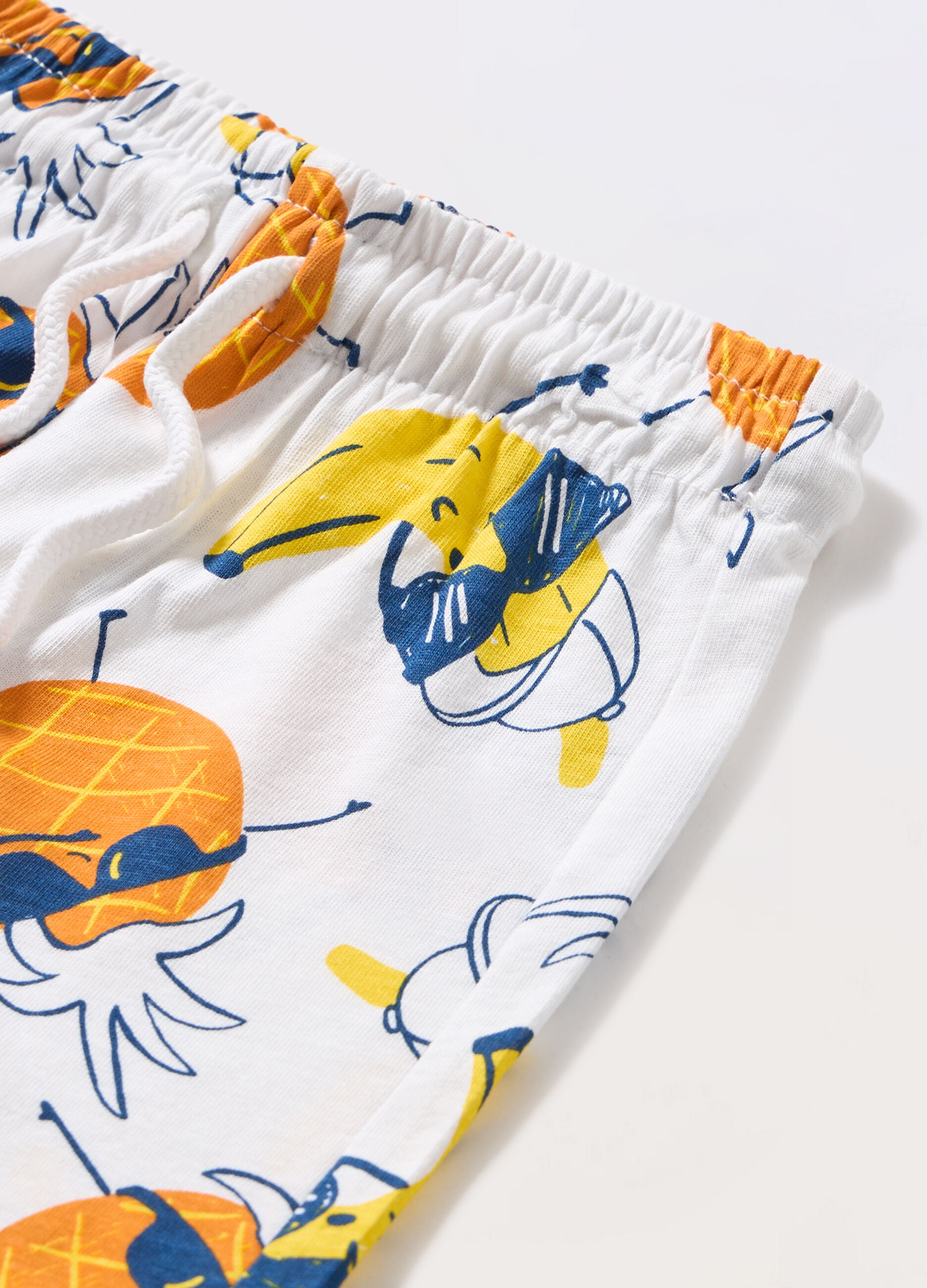 Shorts in jersey di puro cotone neonato_1