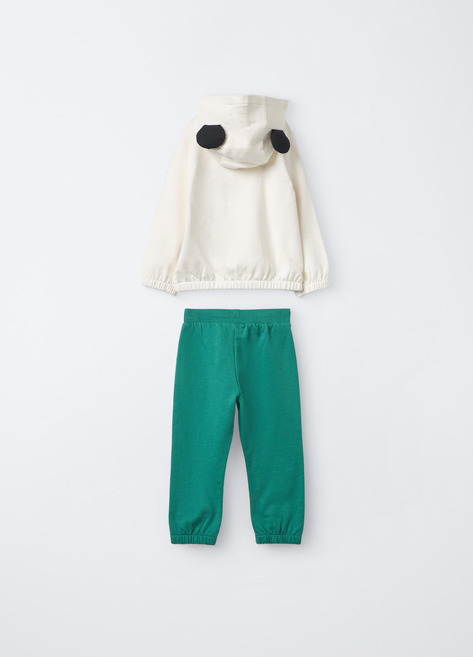 Jogging set in puro cotone garzato bimbo_1
