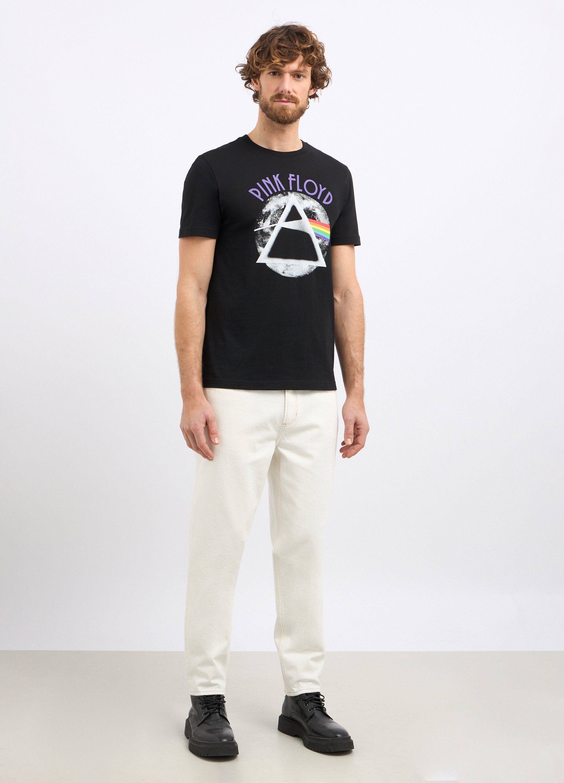 Pantaloni in denim di puro cotone uomo_0
