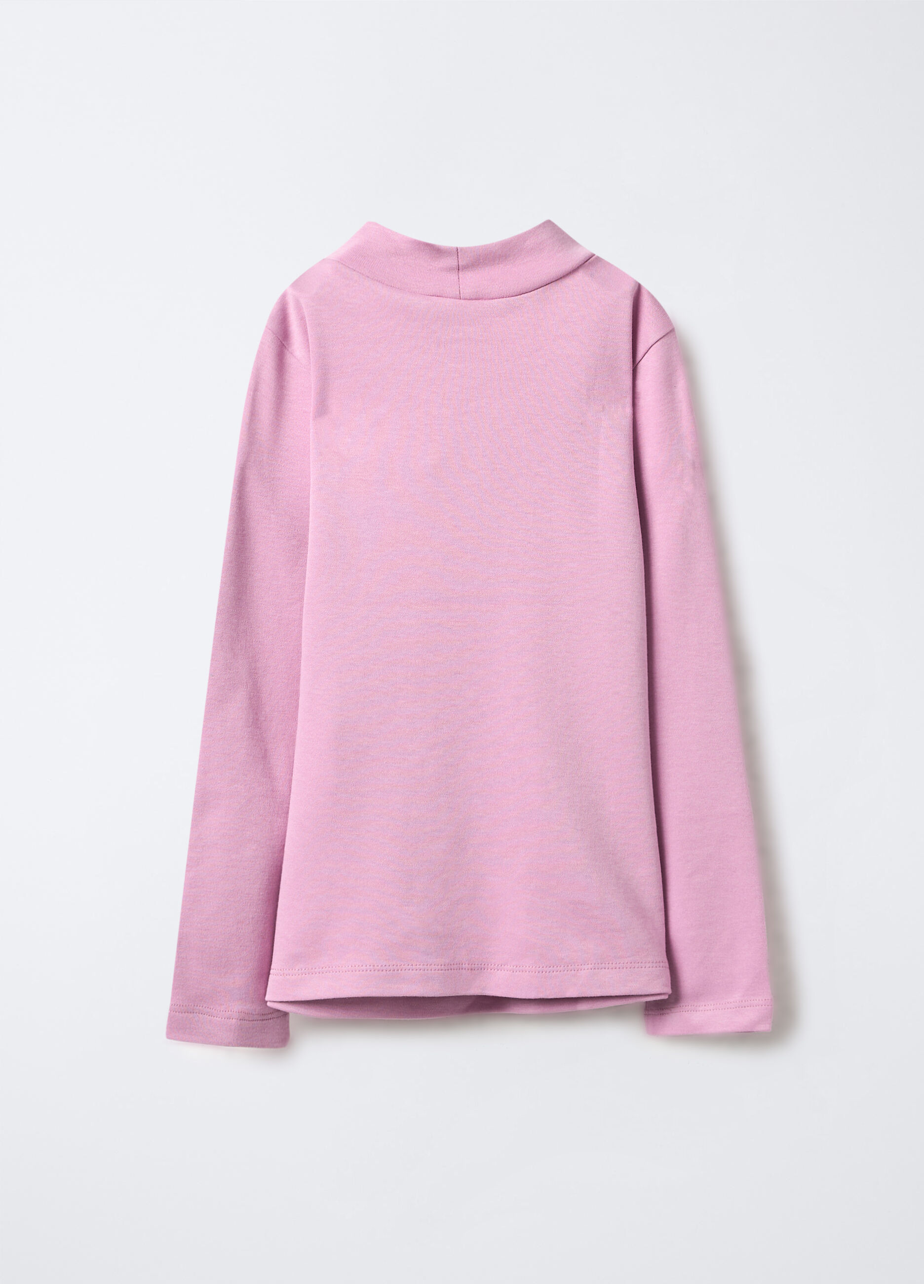 T-shirt in interlock di puro cotone bambina_1