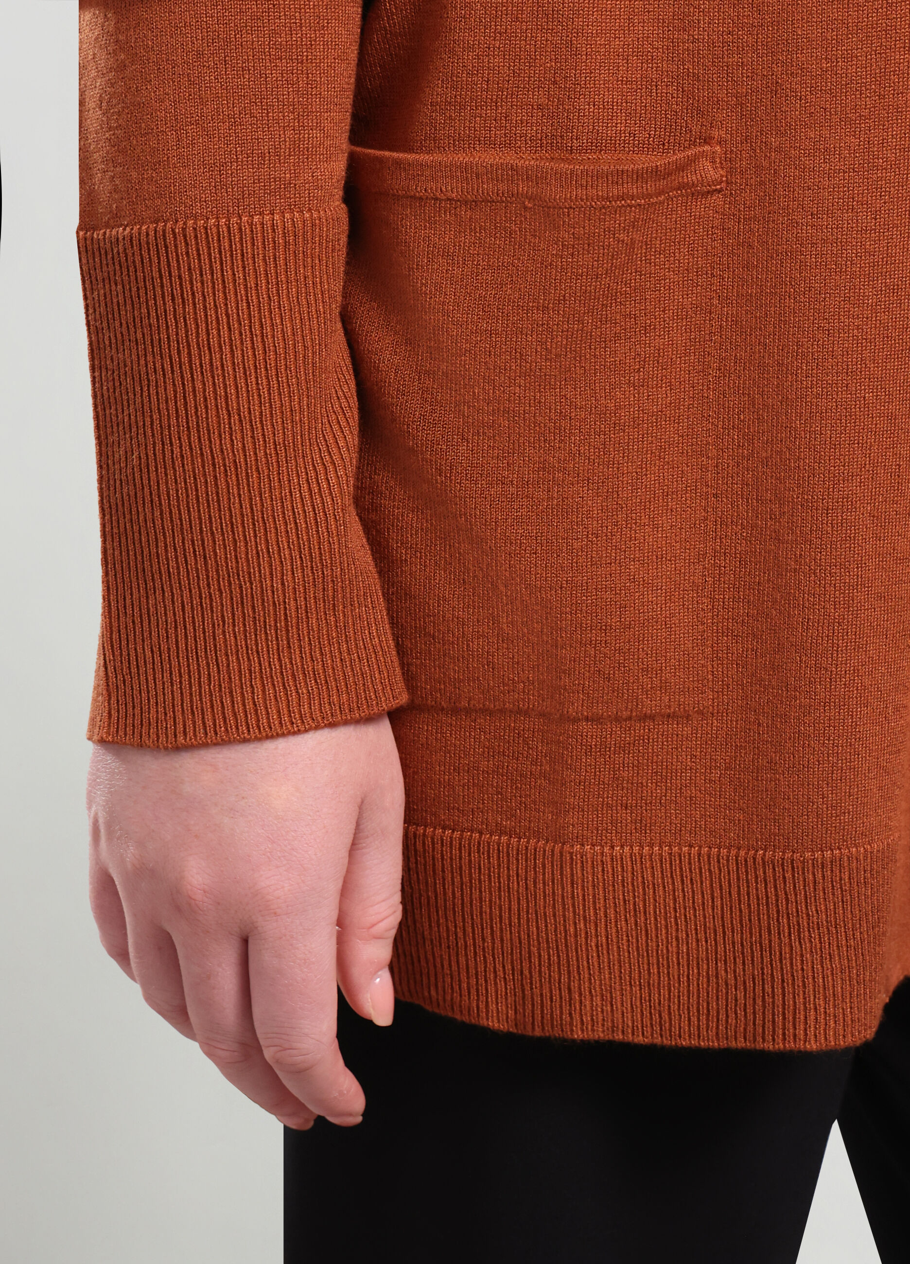 Cardigan tricot misto viscosa donna curvy_2