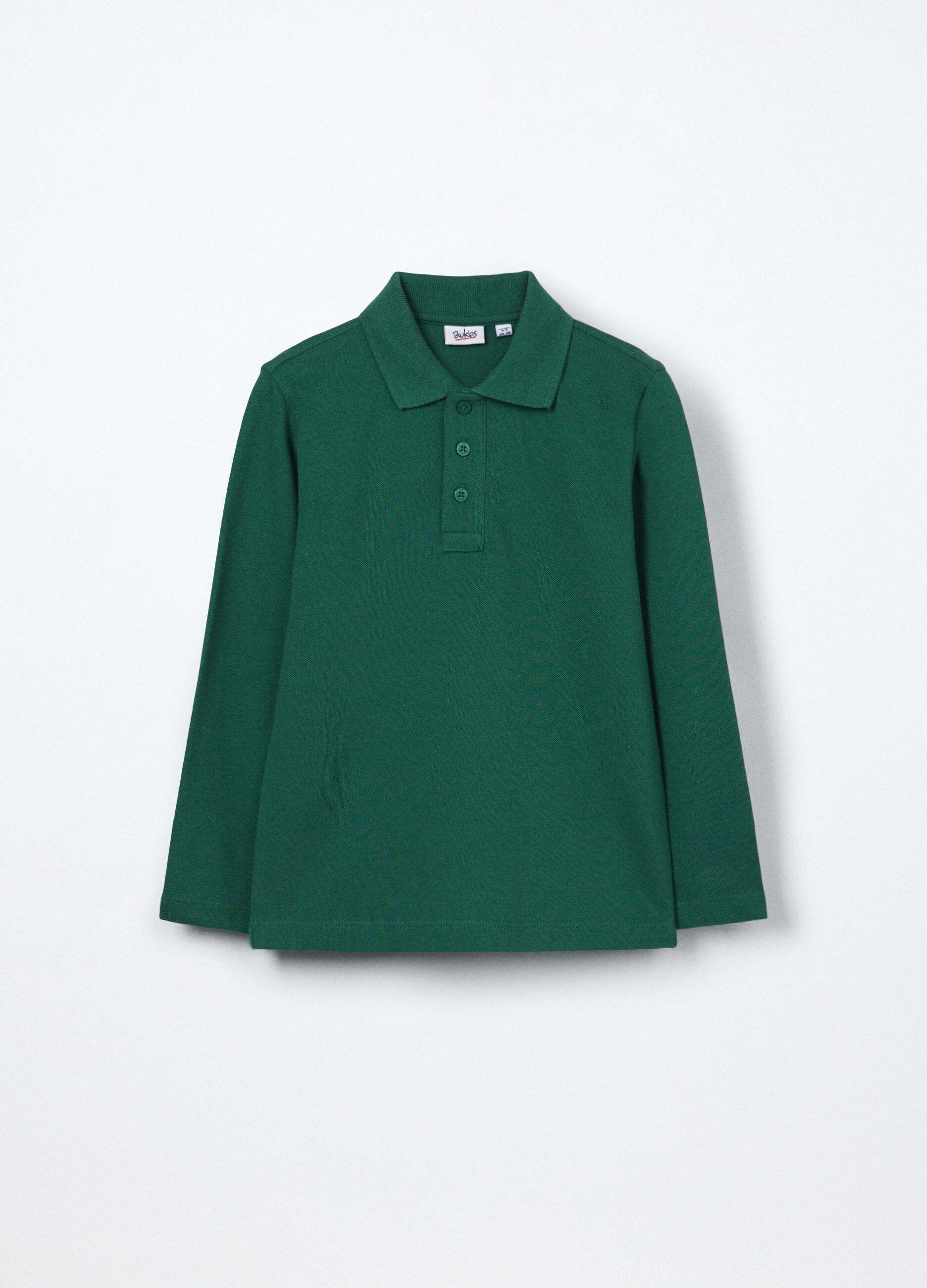 Polo in puro cotone Piquet bambino_0