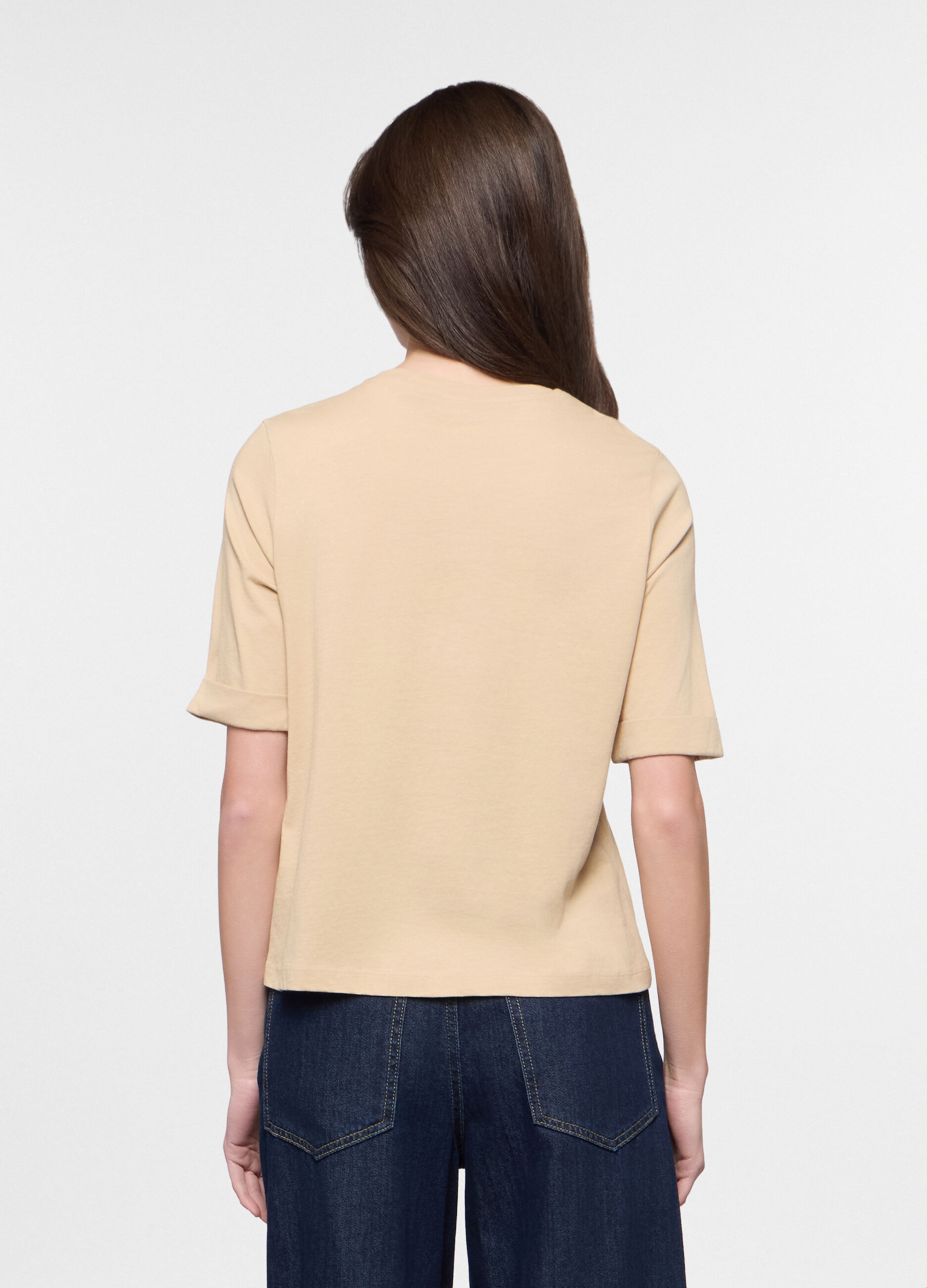 T-shirt girocollo donna_1