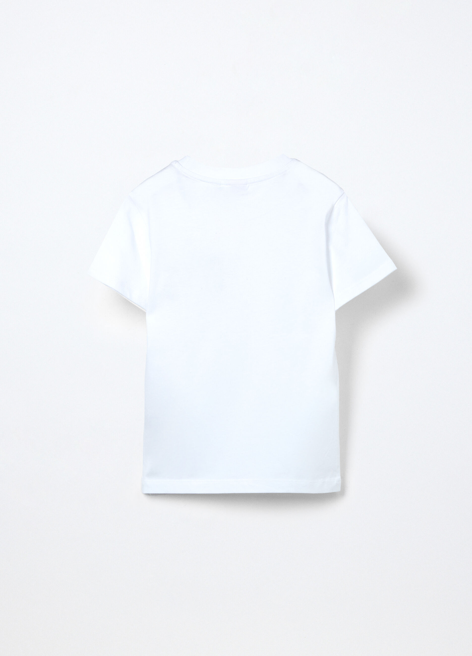 T-shirt in jersey di puro cotone ragazza_1