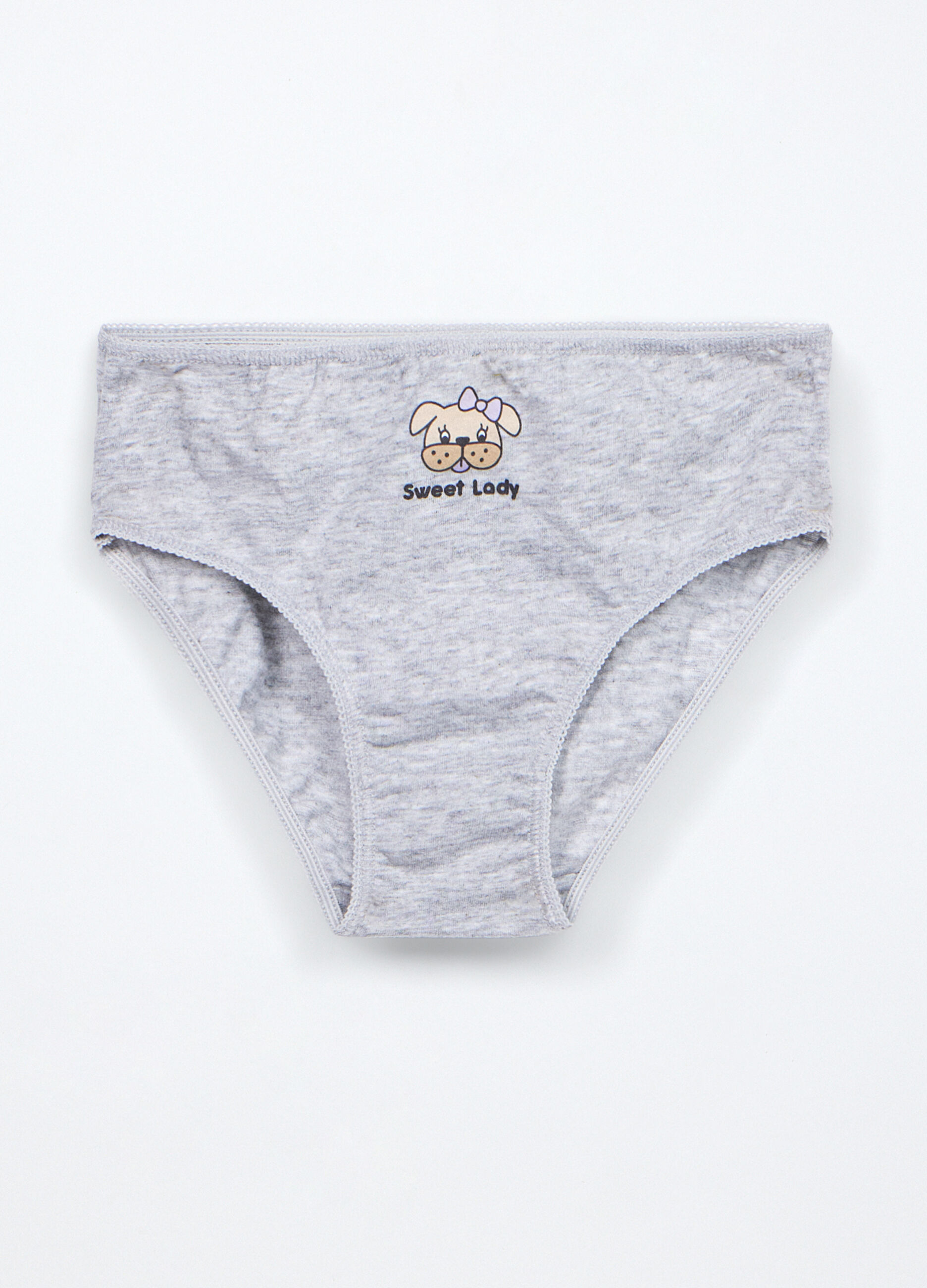 Pack 5 slip in jersey di puro cotone bambina_1