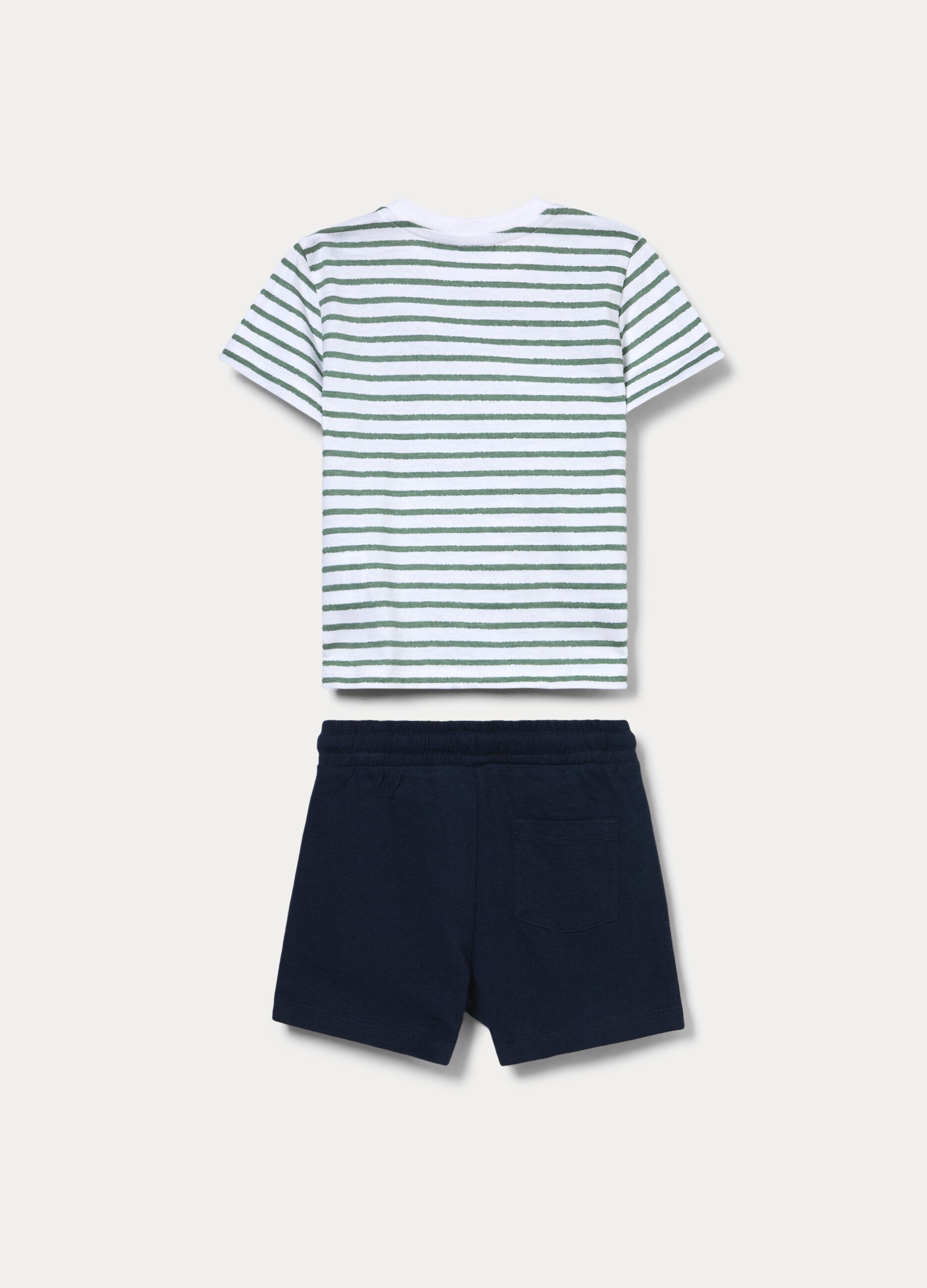 Jogging set in jersey di puro cotone _1