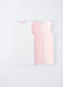 Pack 3 canotte in costina di puro cotone bambina_1