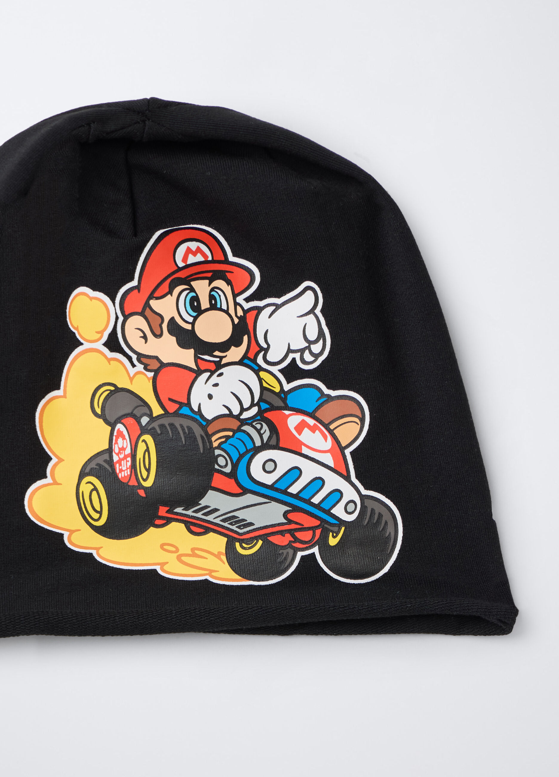 Berretto beanie in cotone stretch Mario Kart World_2