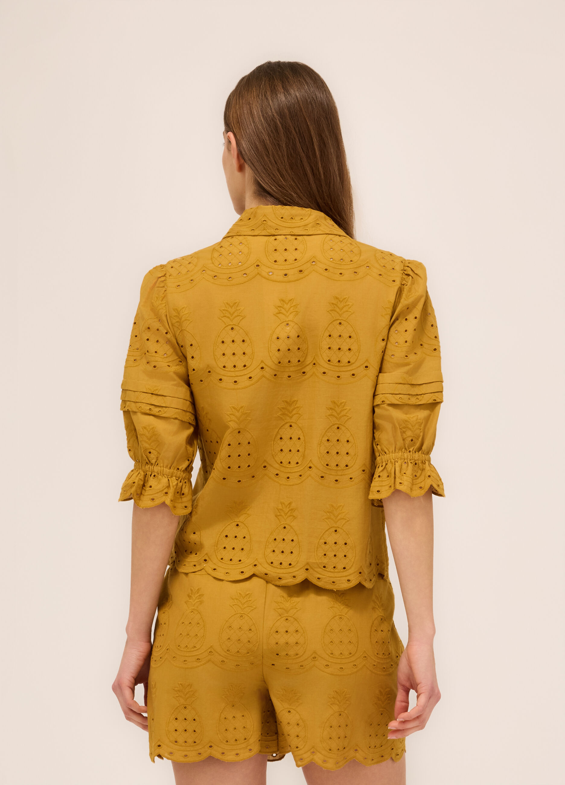 Camicia in puro cotone sangallo donna_1