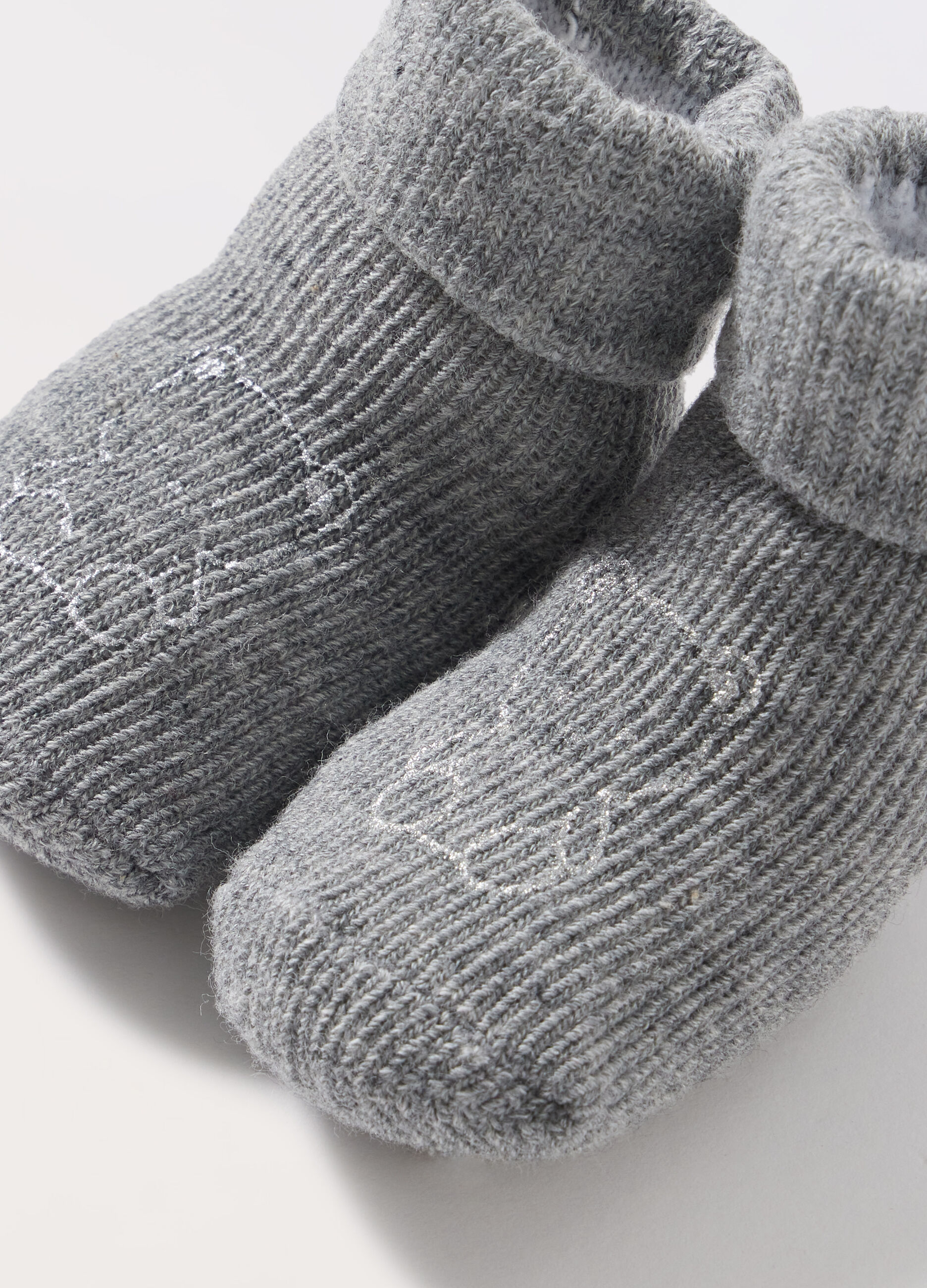 Calze corte in misto cotone neonata_1