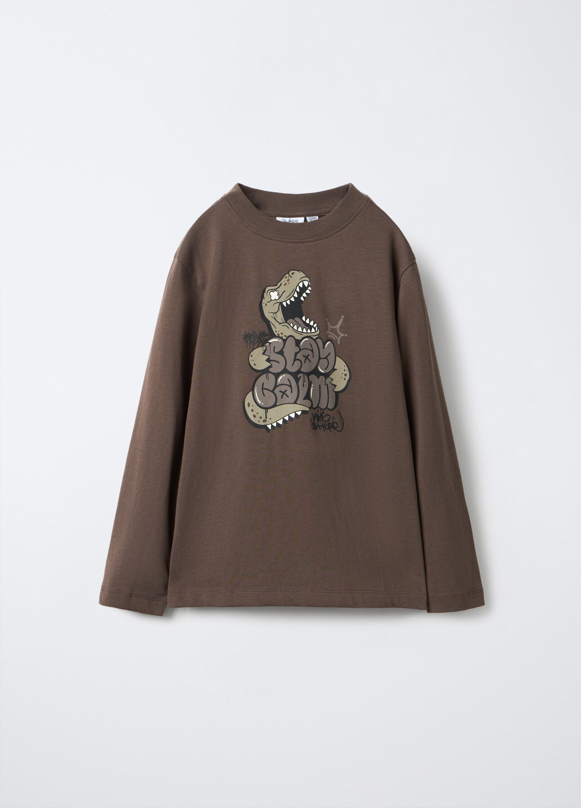 T-shirt in jersey di puro cotone bambino_0